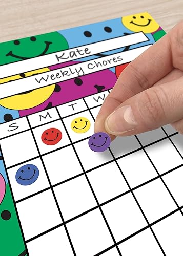 Miniatura 3 de Teacher Created Resources calcomanías de pequeñas caras felices valu-pak multicolor 6633