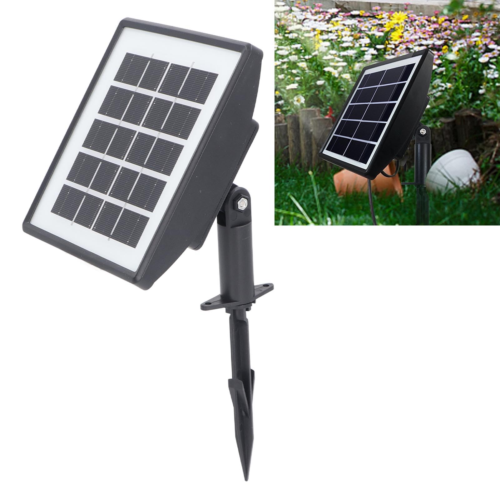 Kit di Irrigazione Solare Automatica a Goccia per un Efficiente di Irrigazione delle Piante con 15 Gocciolatori Ideale per Giardini e Parchi Realizzato in Resistente Materiale ABS