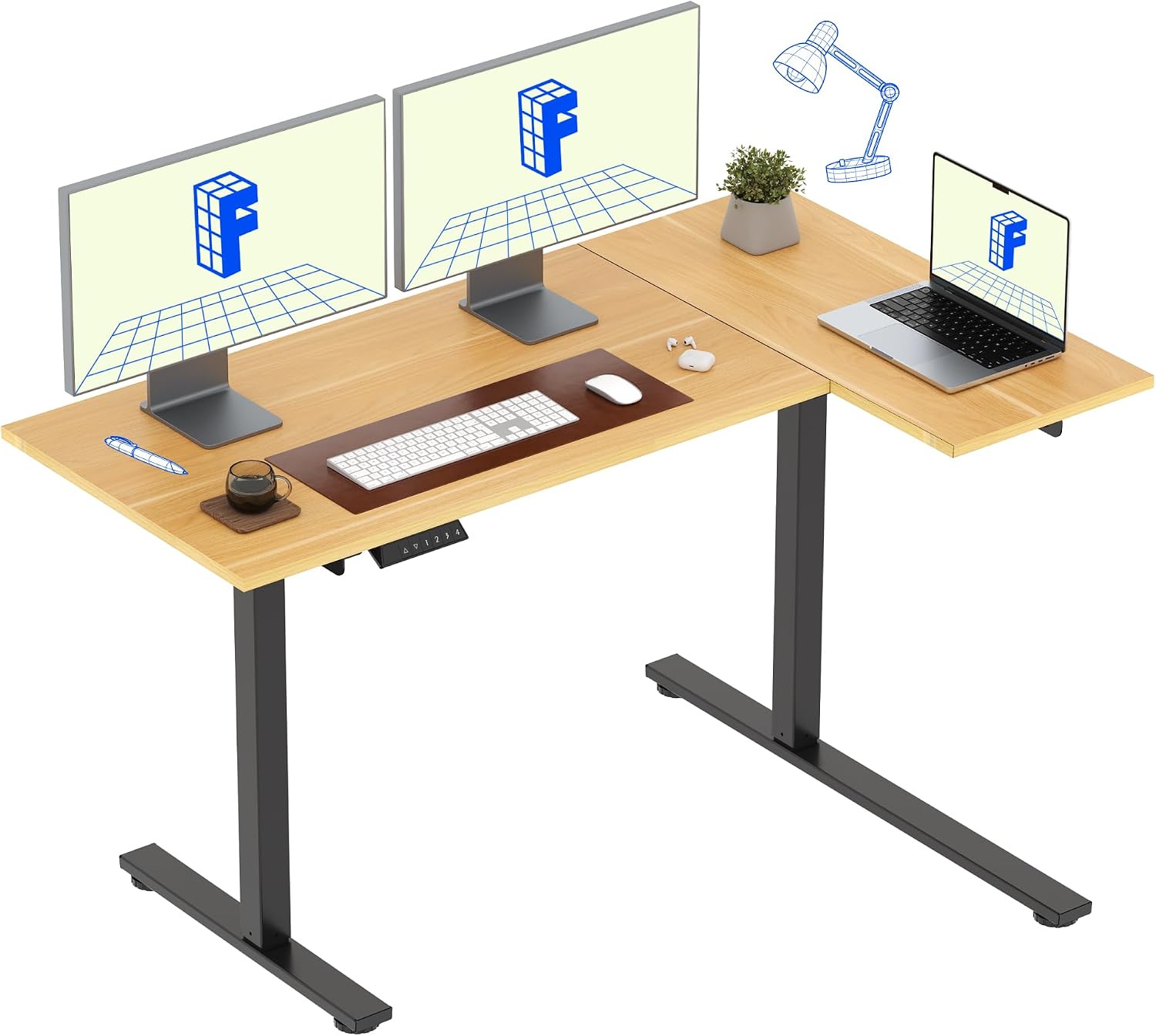 FLEXISPOT 昇降式デスク 電動 