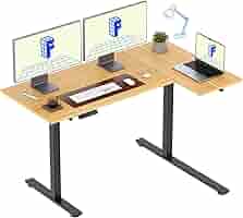 Amazon | FLEXISPOT 昇降式デスク 電動 EF1 L字デスク パソコン
