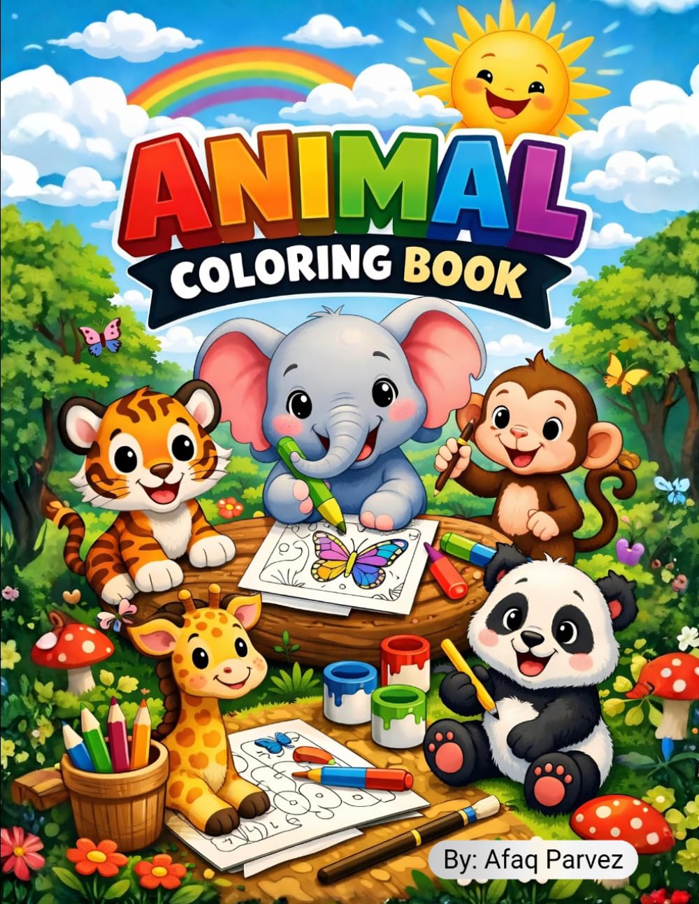 Big Book of Colouring Animals