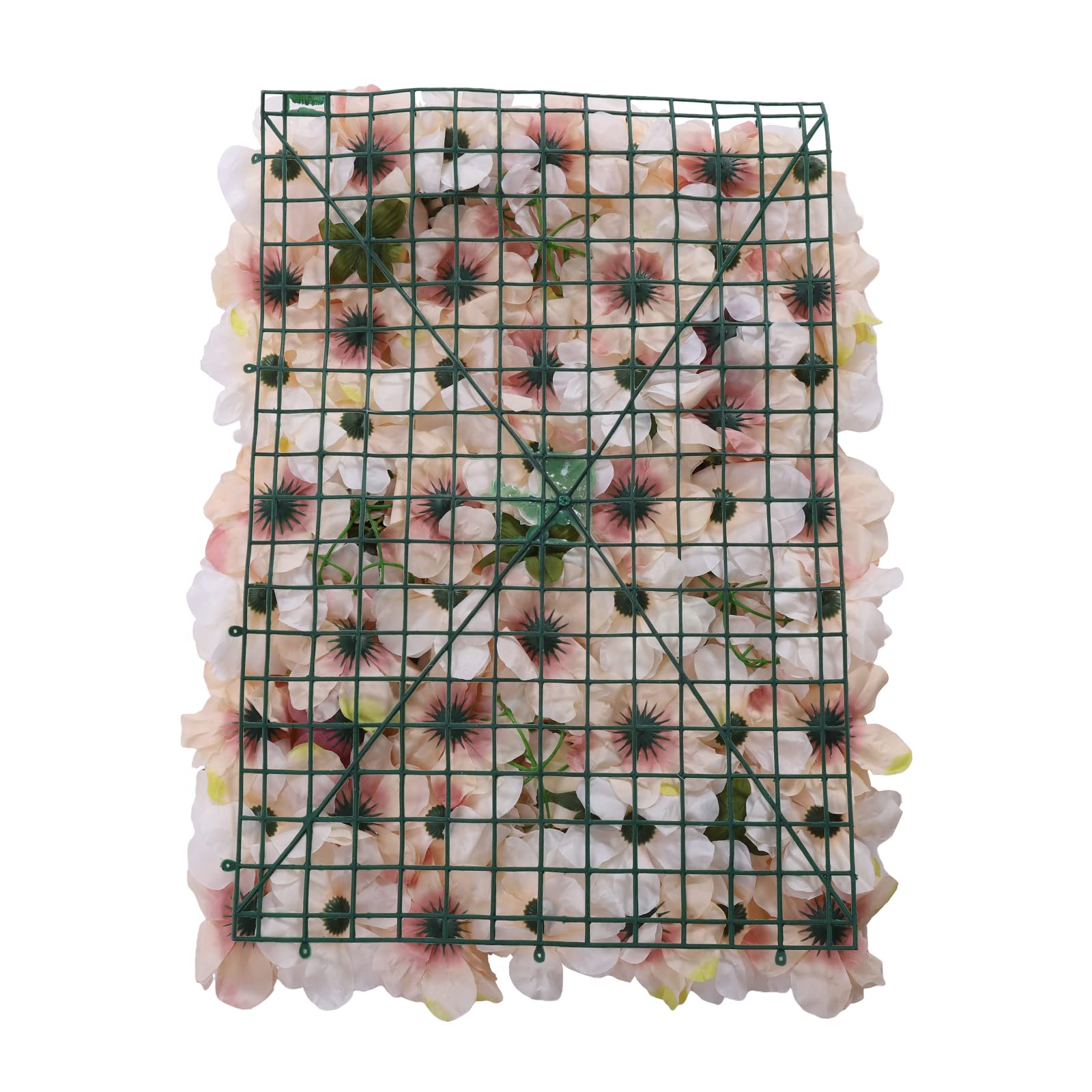 Kunstblumen-Wandpaneele 6er Set 60x40cm, künstliche Blumenwände