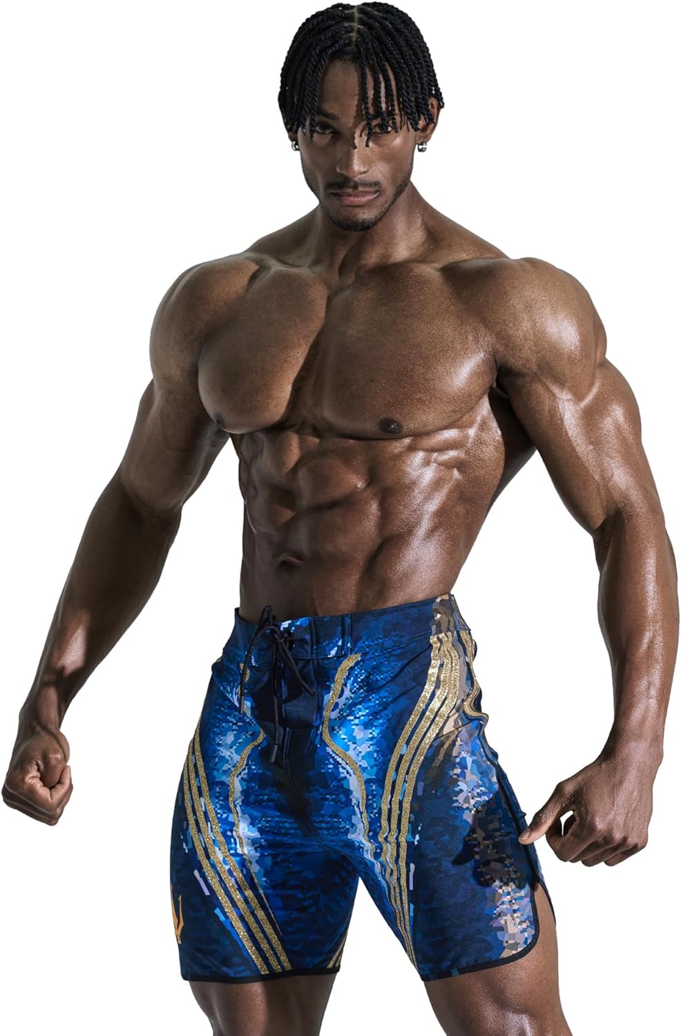 FIED] ファイド 15.5インチ メンズフィジークパンツ, サーフパンツ