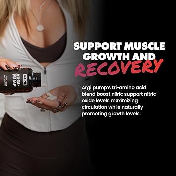 Gains in Bulk L Arginine Amino Acids Supplement for Nitric Oxide Support, Supplements for Men with L-Arginine, L Citrulline and L Ornithine, Muscle Pump, Energy and Heart Health Support, 90 Capsules