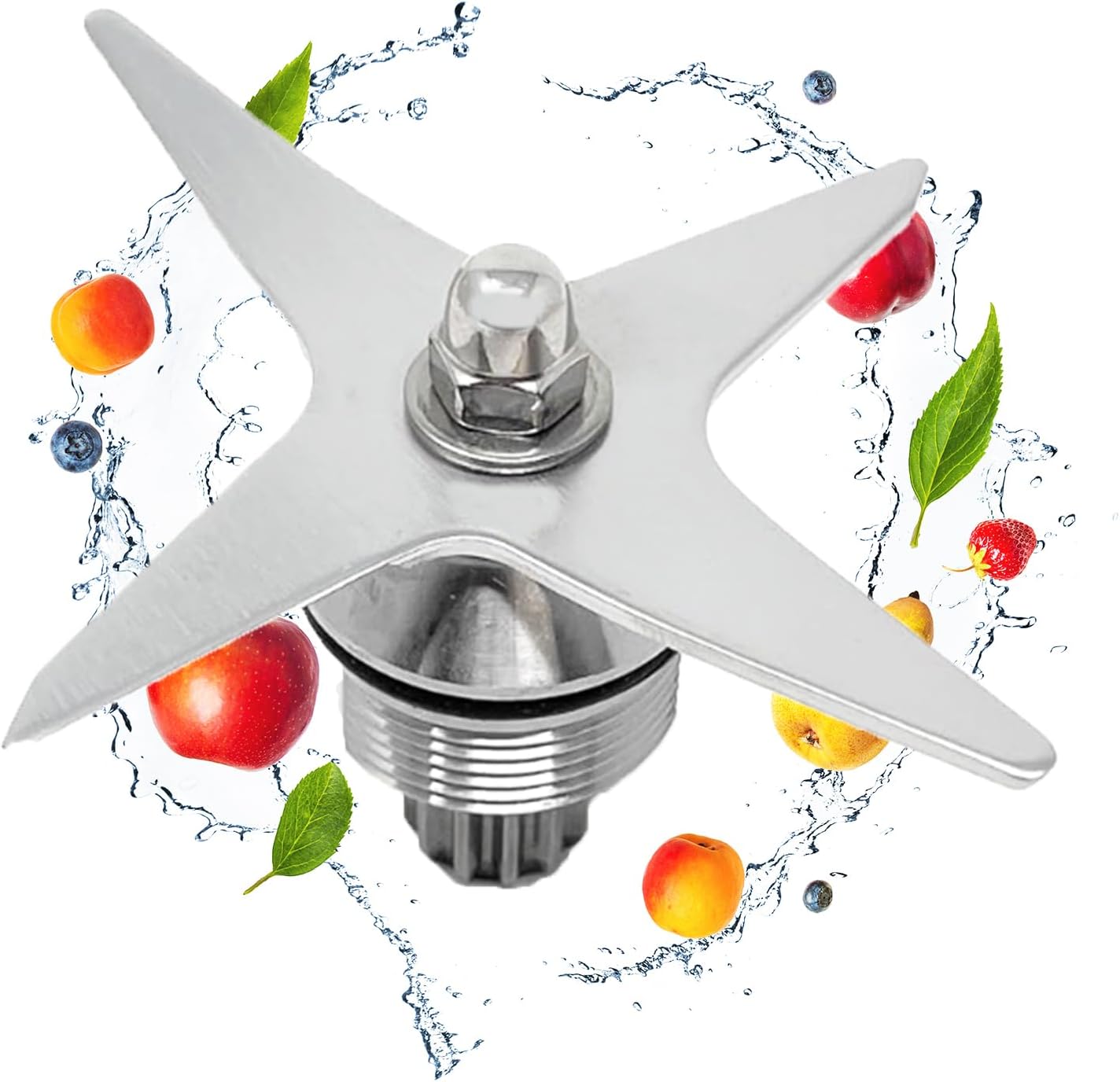 Blade Replacement for oz Low Profile Container, Compatible With Professional Series E320 Blender with 64oz Low Profile Container, Wet Blade Assembly Parts - 1YR Replacement Blade Replacement for oz Low Profile Container, Compatible With Professional Series E320 Blender with 64oz Low Profile Container, Wet Blade Assembly Parts - 1YR Replacement
