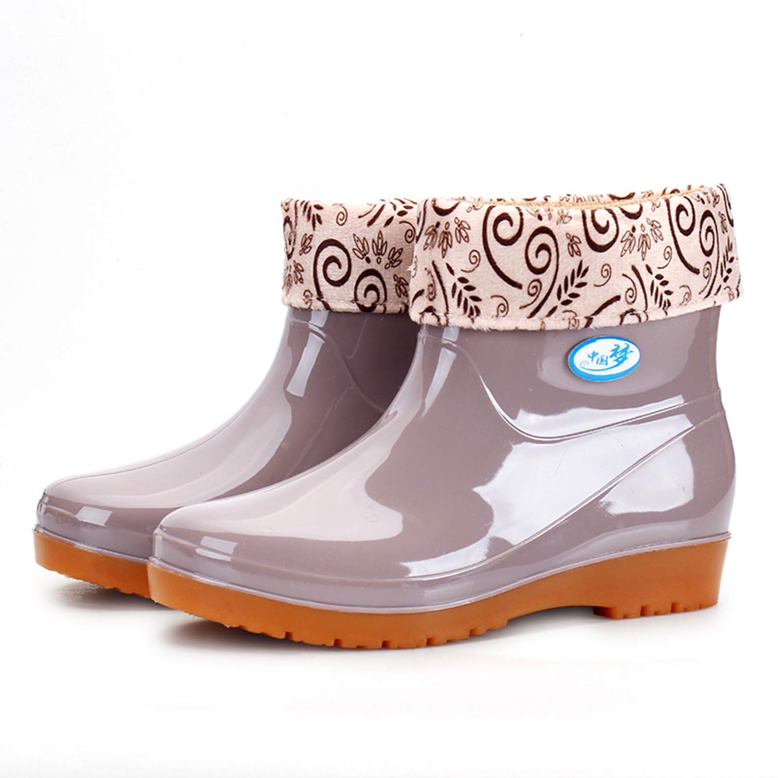Bottes Jardin Femme De Pluie En Caoutchouc Bottine Chaussures De Jardin Légères Tendance Et Elégante Confortable Résistantes Courtes De Travail Sport Polyvalentes Et Pratiques Rain Boots Chelsea