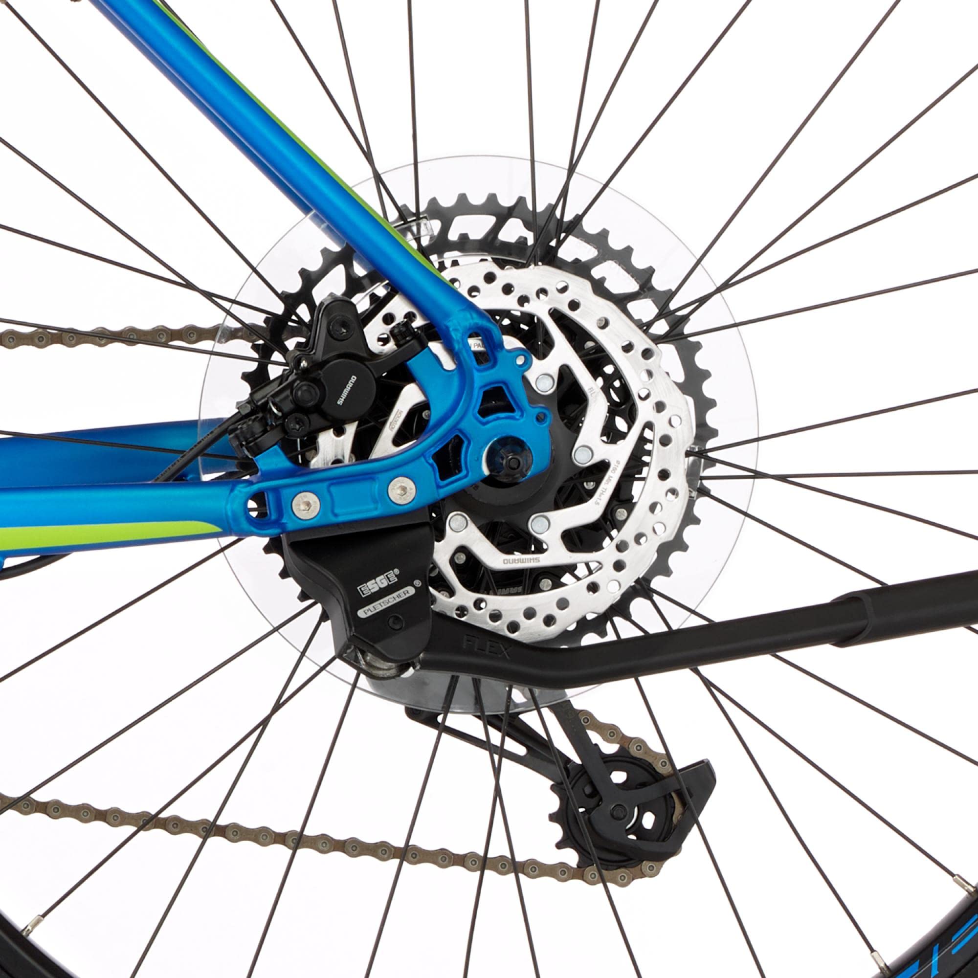 FISCHER E-Bike | MTB MONTIS 6.0i biciclette elettriche, blu opaco, 51-504 Wh