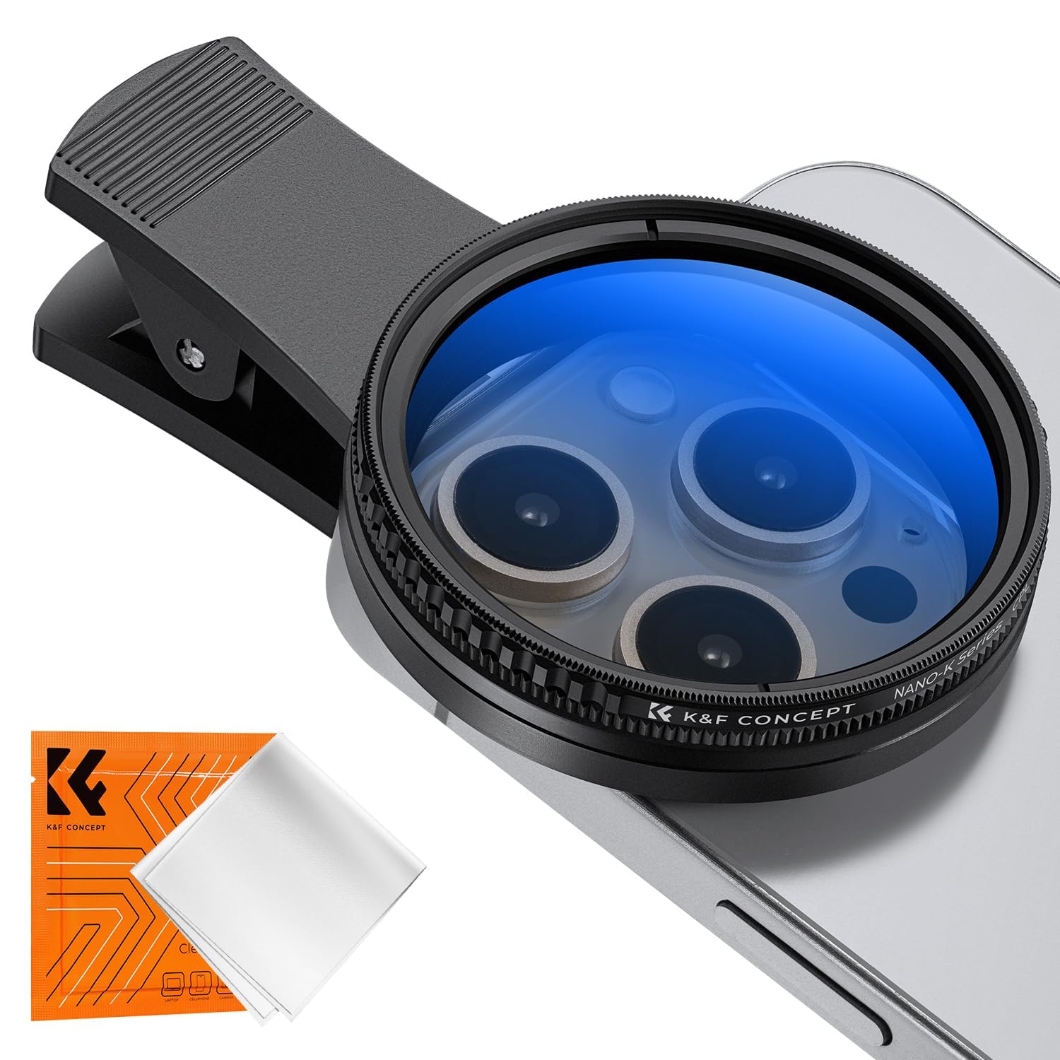 K&F CONCEPT CPLフィルター 52mm 反射調整 回転可能 着脱簡単…