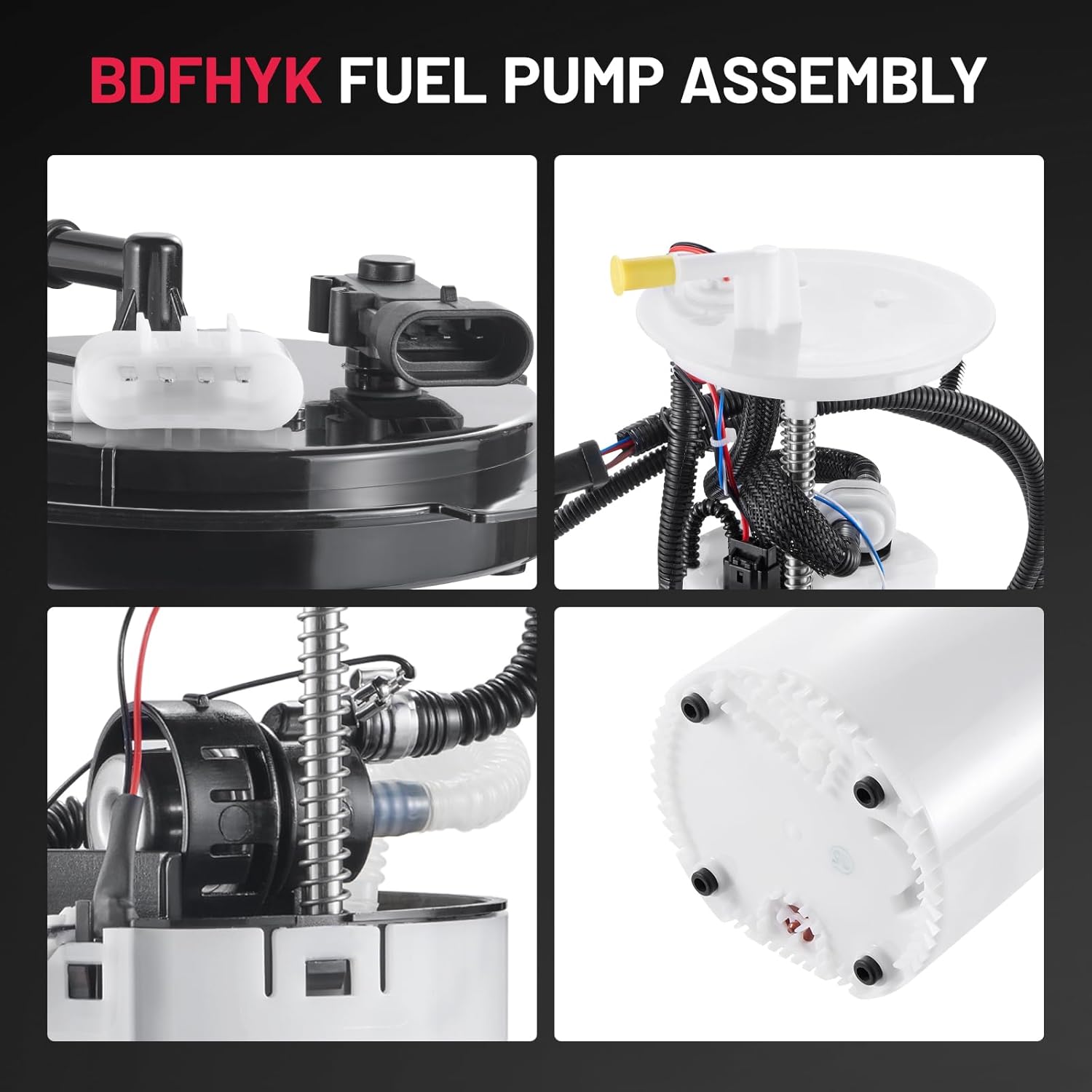 BDFHYK Electric Fuel Pump Module Assembly E3844M Compatible with Buick Lucerne 2008 4.6L V8,Compatible with Cadillac DTS 2008 4.6L V8 Replace 19177201, 19179796, 23120358, 511GE, FG2098, M10165