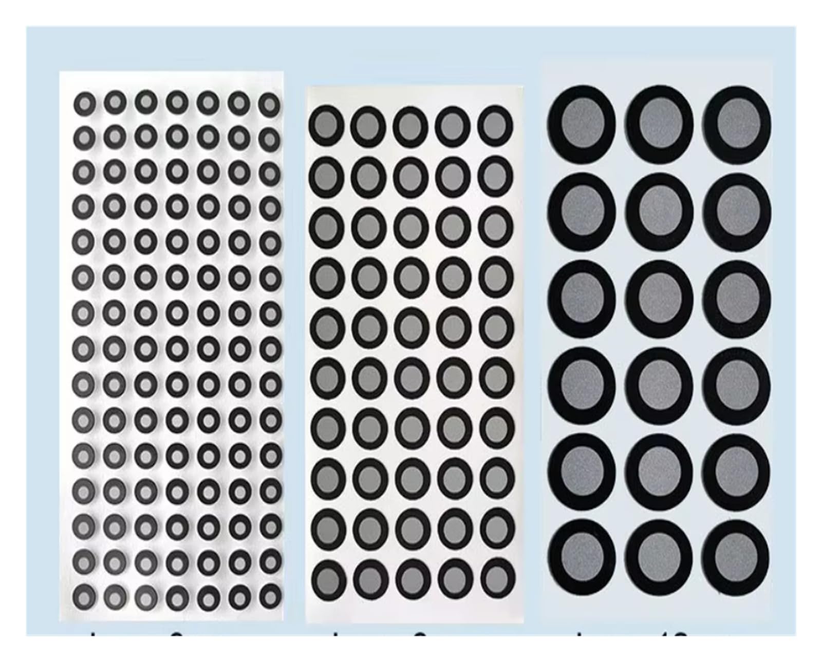 Marcatore for scanner 3D ad alta precisione da 6 mm, adesivo riflettente stampabile, punto di riferimento for la scansione Per una rapida identificazione(10000PCS,Inner 3mm outer 6mm)