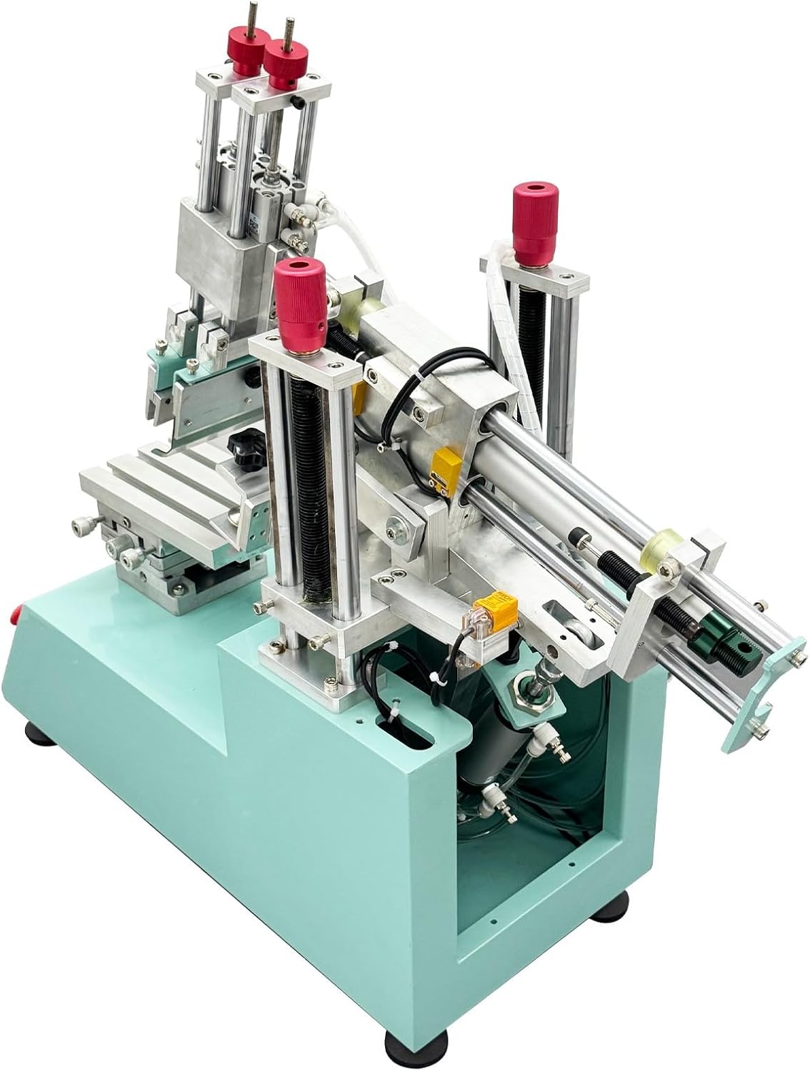 HayWHNKN Semi-Automatic Screen Printing Machine with 7.9x4.7'' Workbench, Up to 1600 Times Per Hour for Small-Batch Production, Sampling, DIY Handmade Production 110V