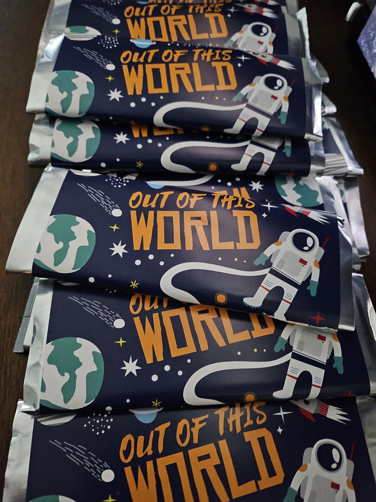 Blast Off to Outer Space - Candy Bar Wrapper Rocket Ship Baby Shower or ...