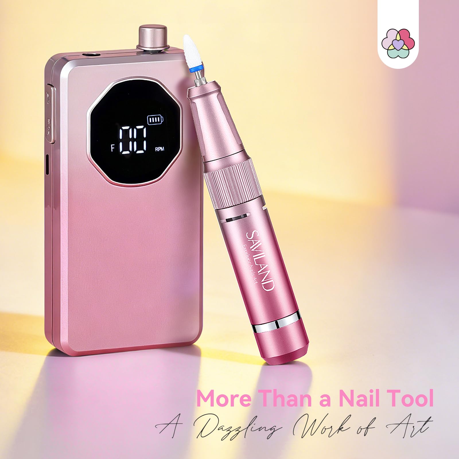 SAVILAND Professional Nail Drill 40000RPM Electric Nail File