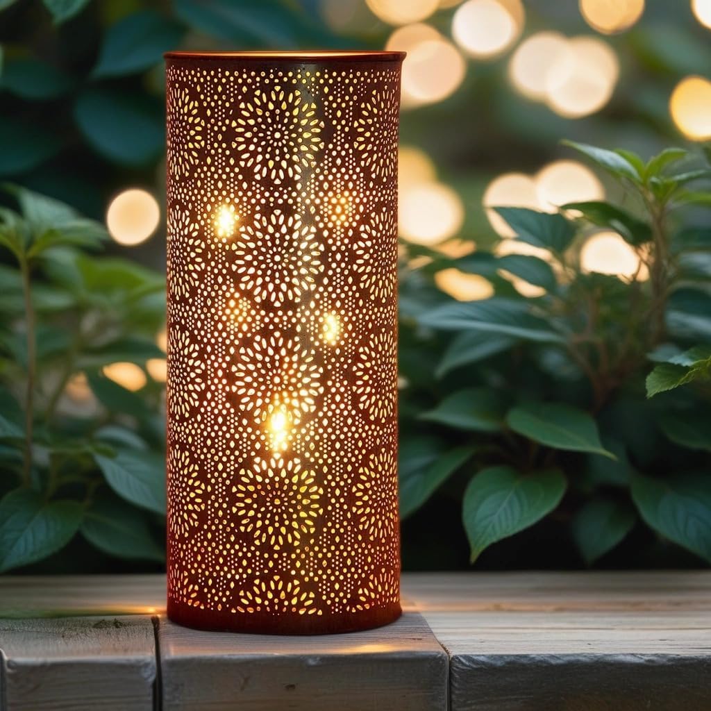 Laternen Set Groß Windlicht-Laterne Set Aus Edelstahl & Glas – 3-teiliges Dekoset Für Garten, Terrasse Oder Tisch Gartenlaterne Set 3-teilig
