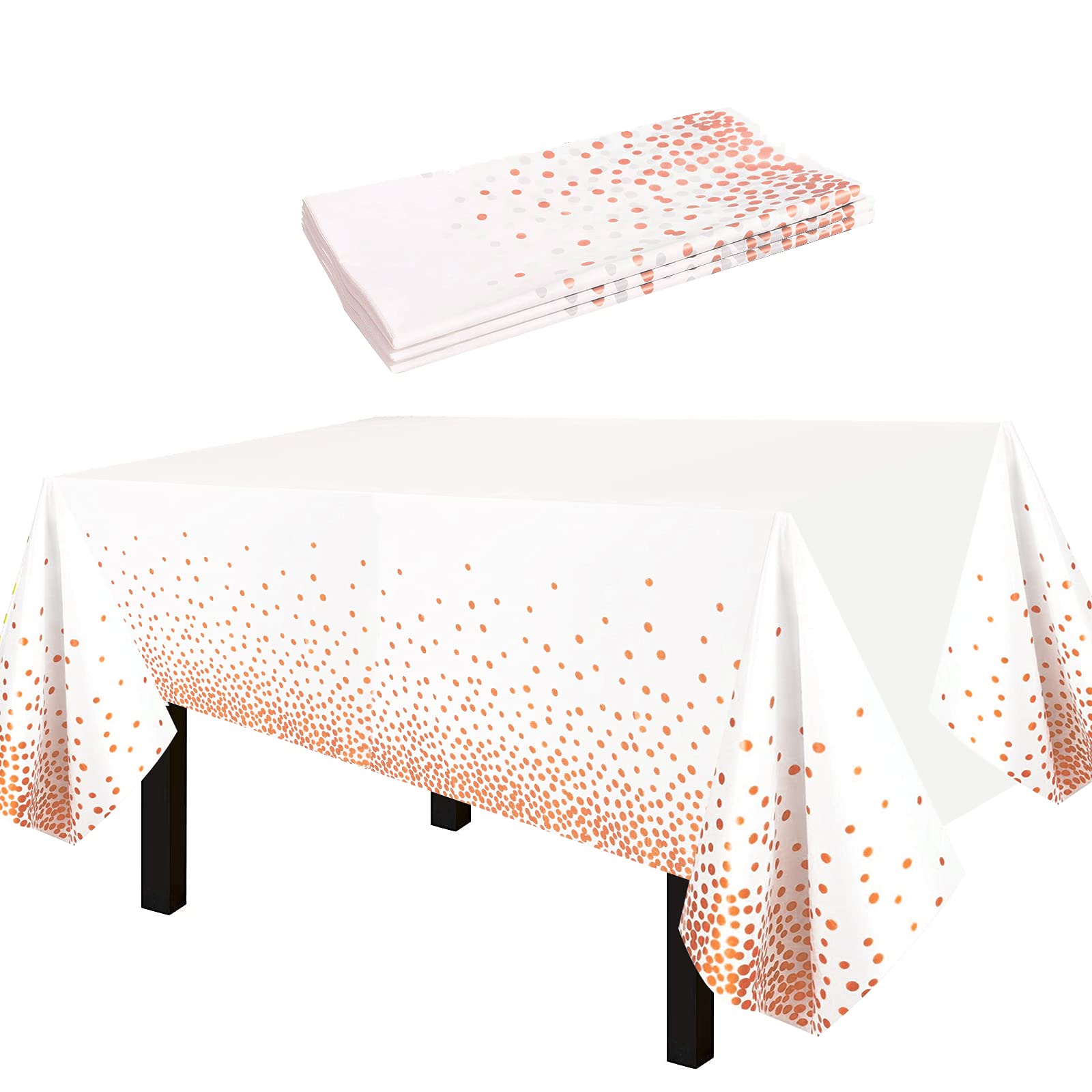 Buy FECEDY 3 Packs 54 x 108inch Disposable Plastic Cover Waterproof for