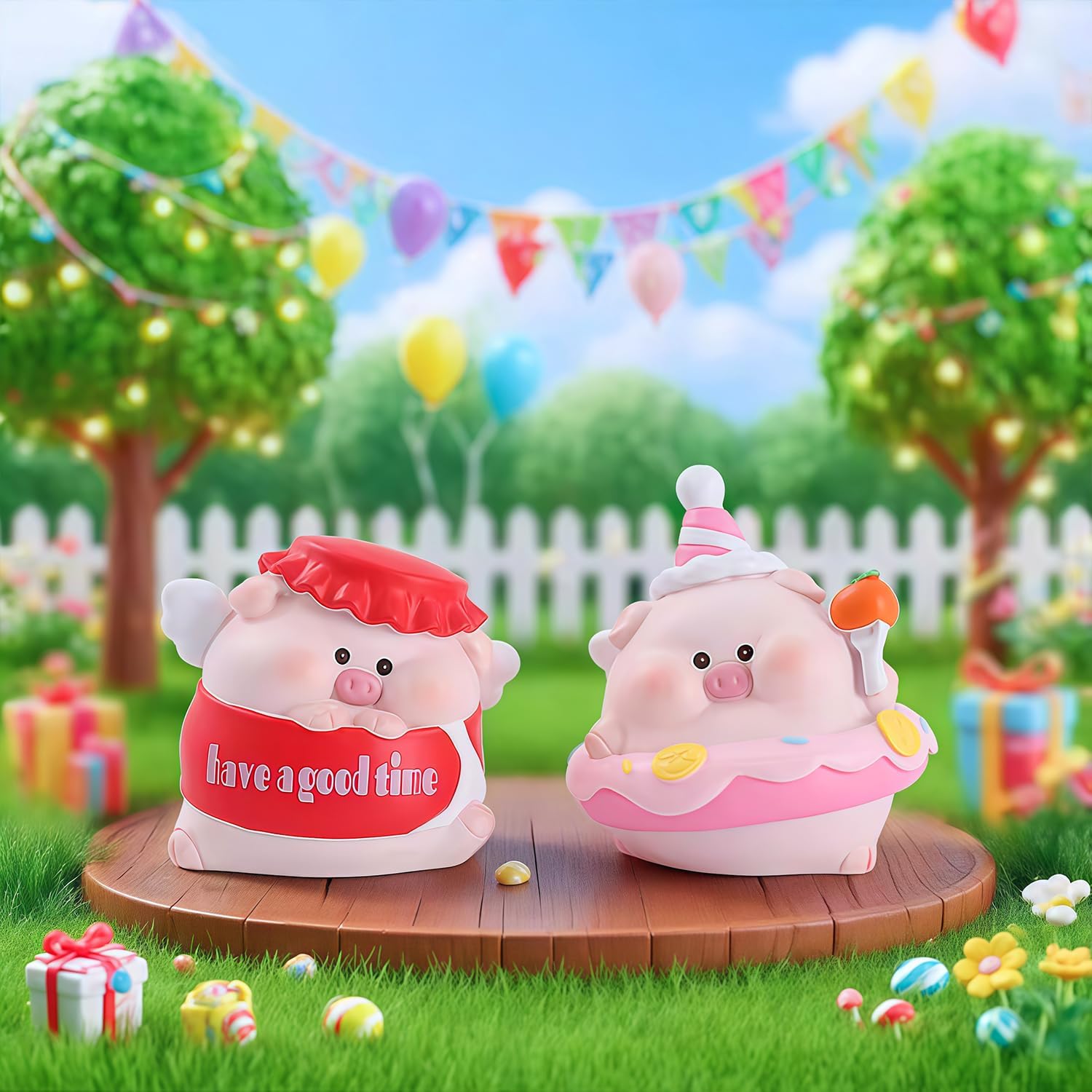 Have a Good Time Series Blind Box Figures, Random Design Action Figures Collectible Toys for Birthday Gift, Home Decorations, Single Box