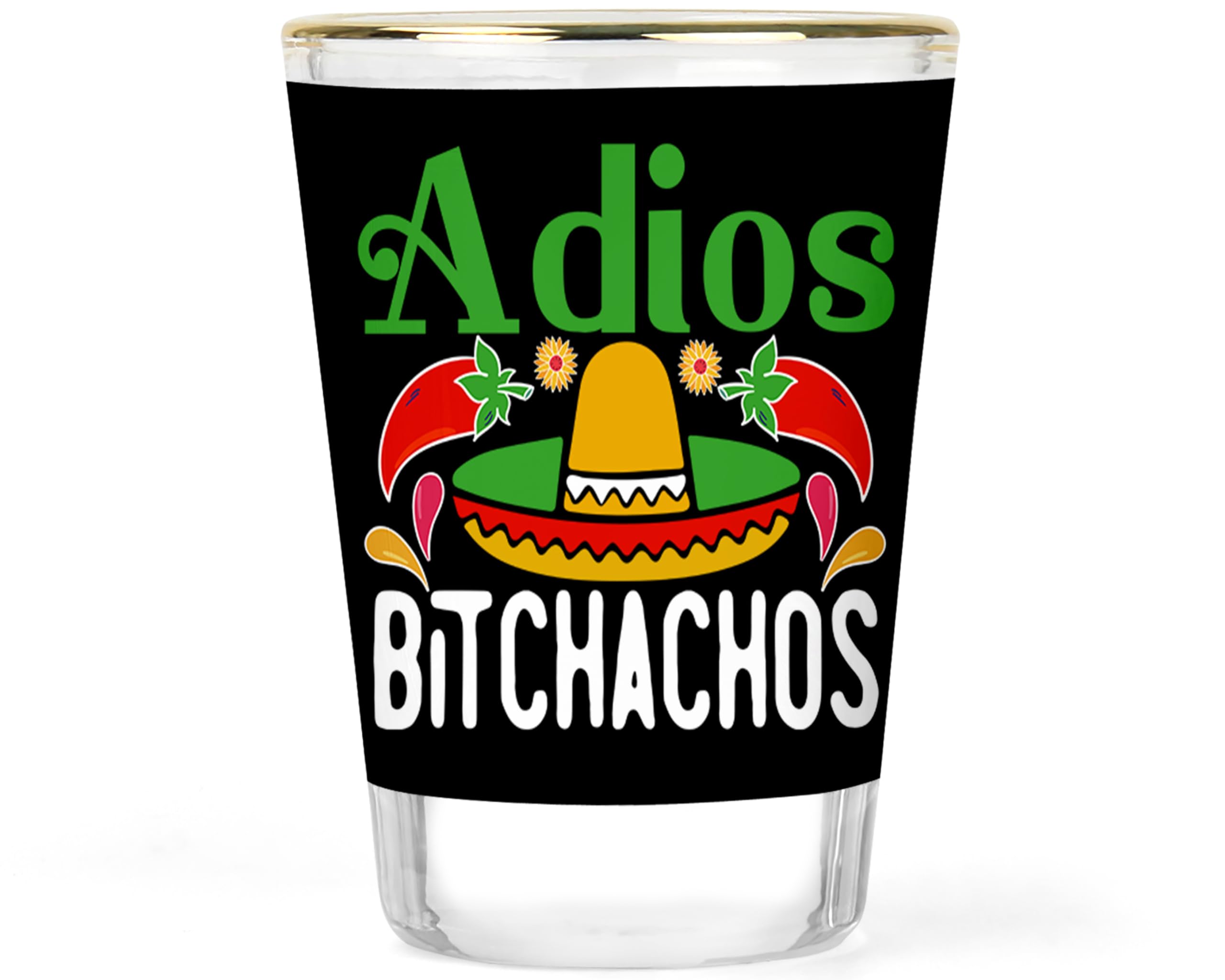 Funny Tequila Shot Glass | Fiesta Gift | Cinco De Mayo Party Shot Glasses | Tequila Shot Glass | Mexican Fiesta Gift | Party Favors