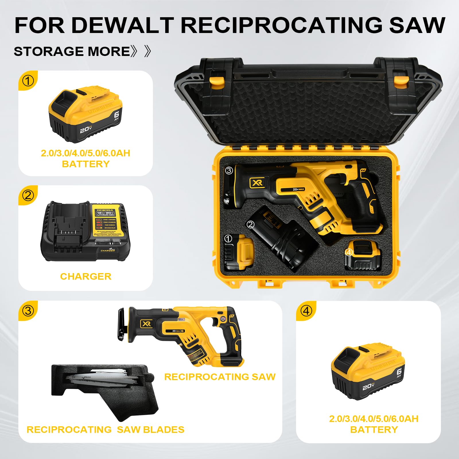 Dewalt Drill Case Dewalt Sawzall Hard Case Waterproof Storage