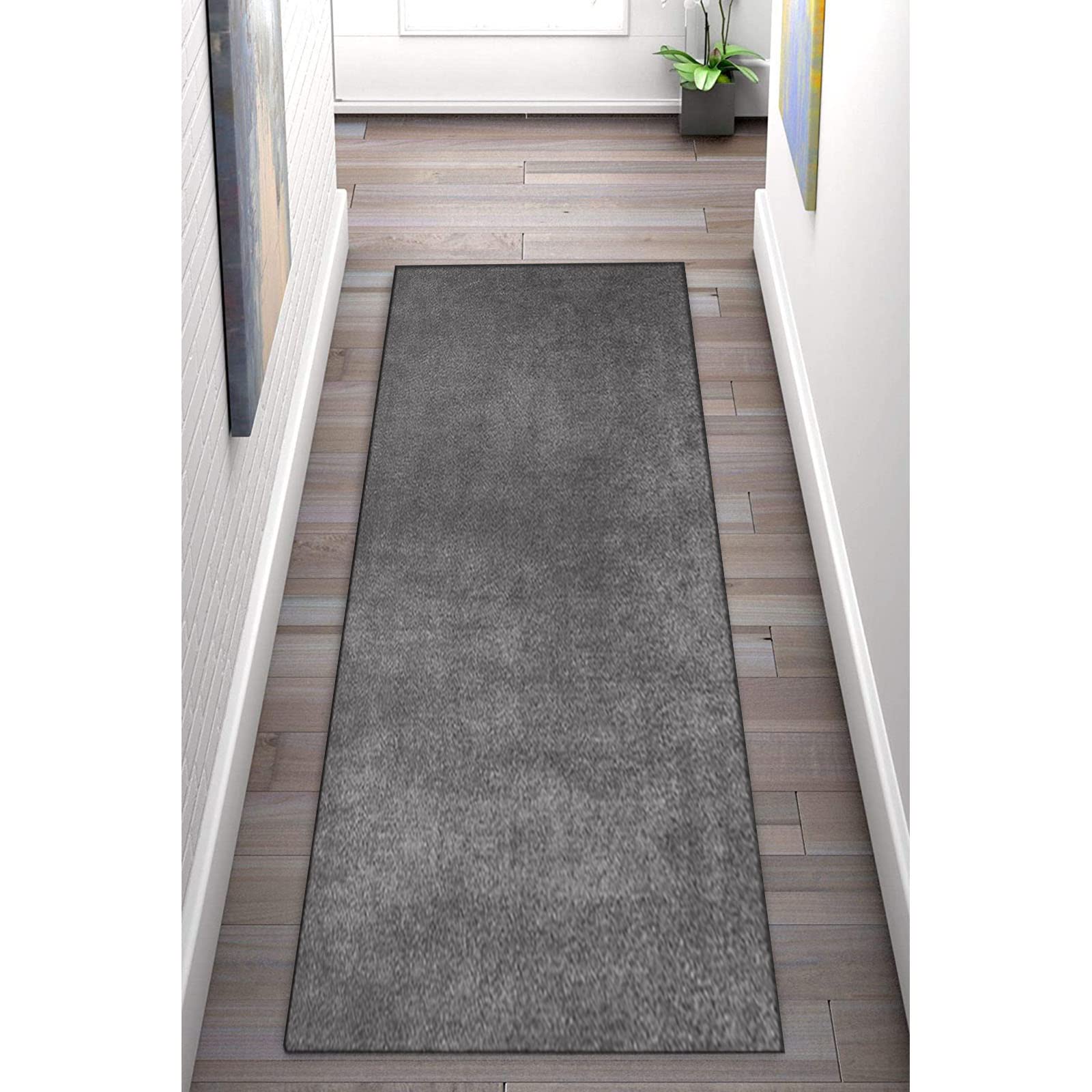 Tapis de couloir antidérapant durable pour zones de passage
