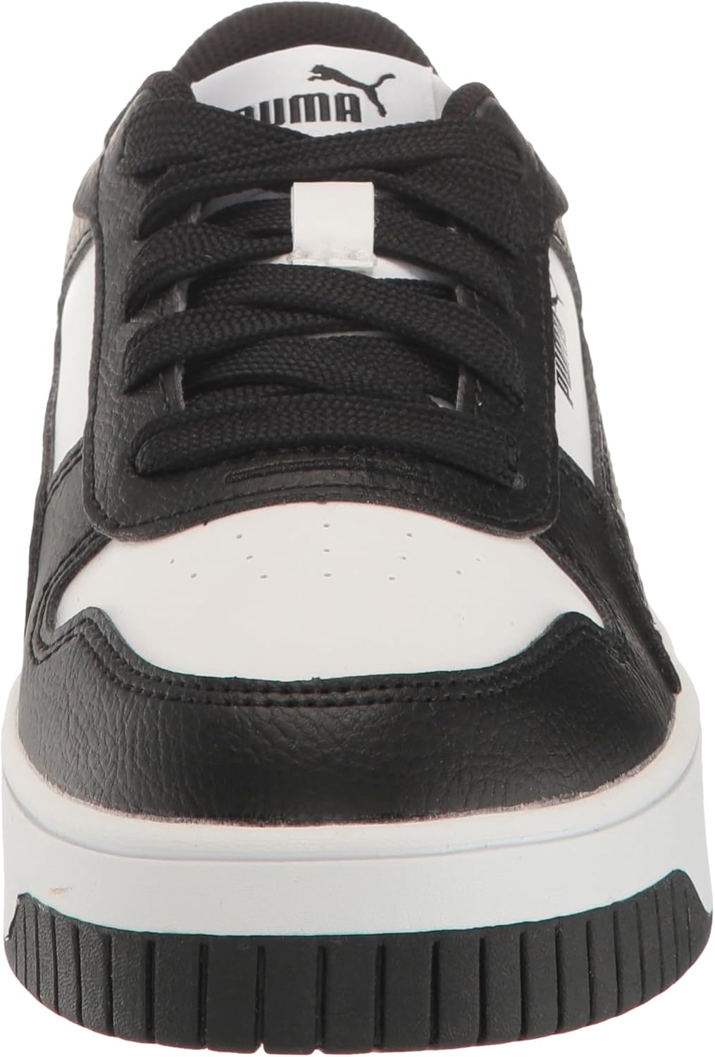 PUMA Carina Shoes Sneaker, White Black, 11.5 US Unisex Little Kid - Image 2