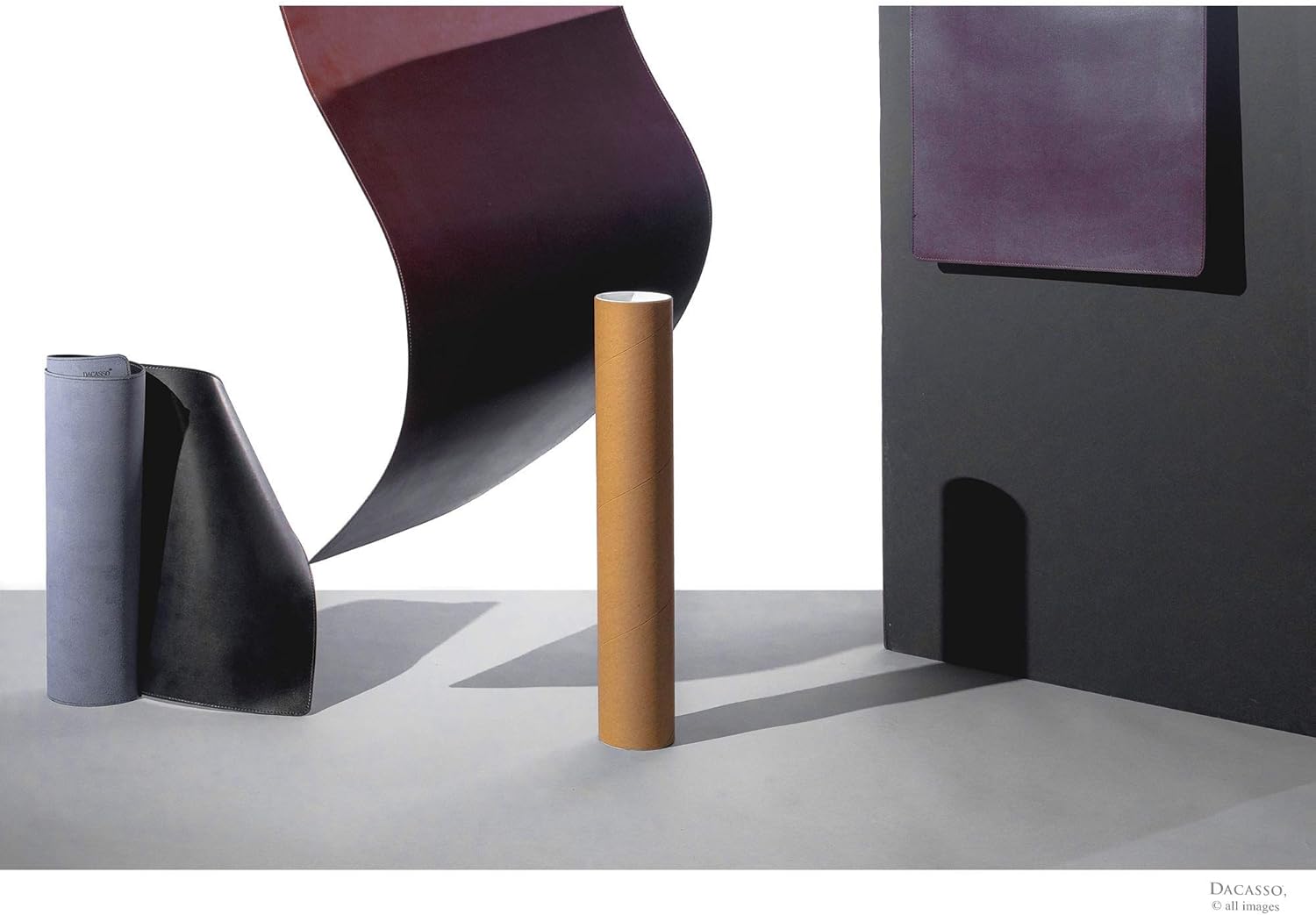 Escritorio de Cuero Negro 36x17 Pulgadas - Dacasso