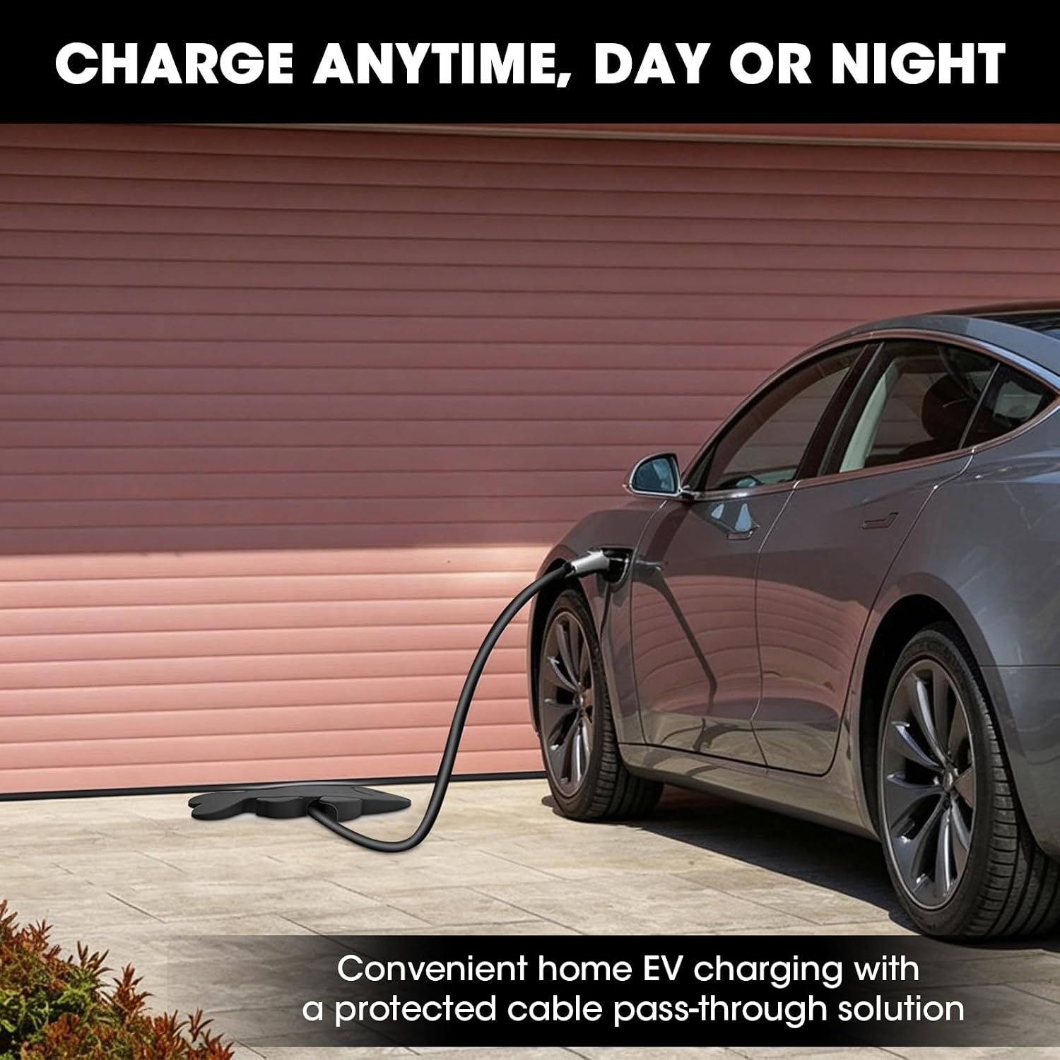 Haldane EV Charger Cable Protector for Garage Door