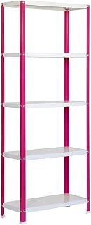SIMONRACK Estantería Metálica para Hogar Homeclassic Color Mini Rosa/Blanco