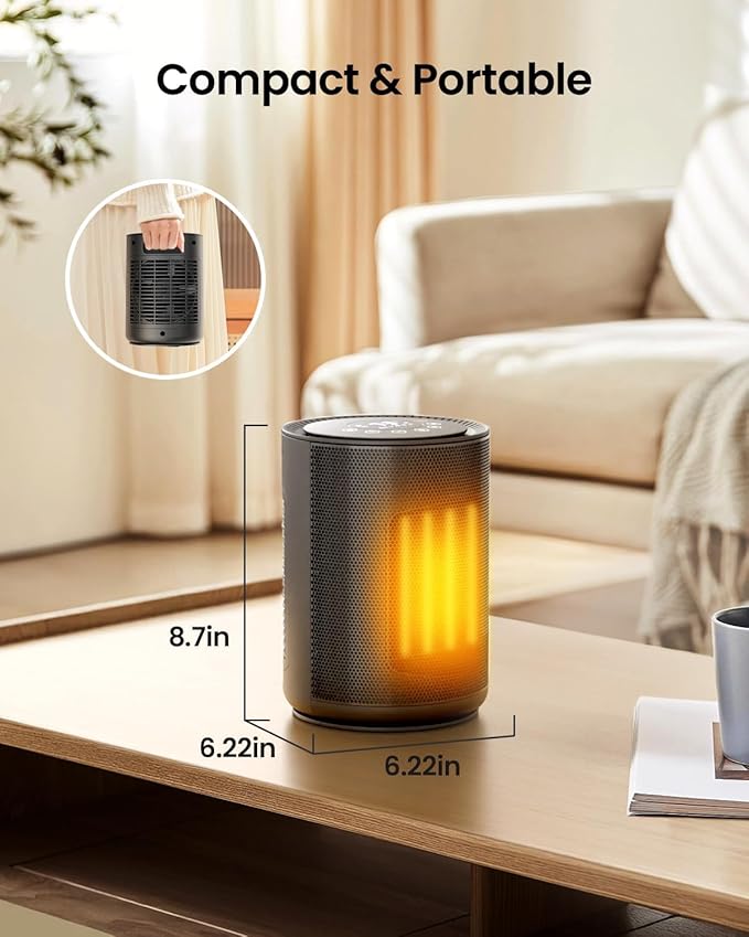 Calefactor Eléctrico Portátil Radiante 1500W 120V miniatura 2