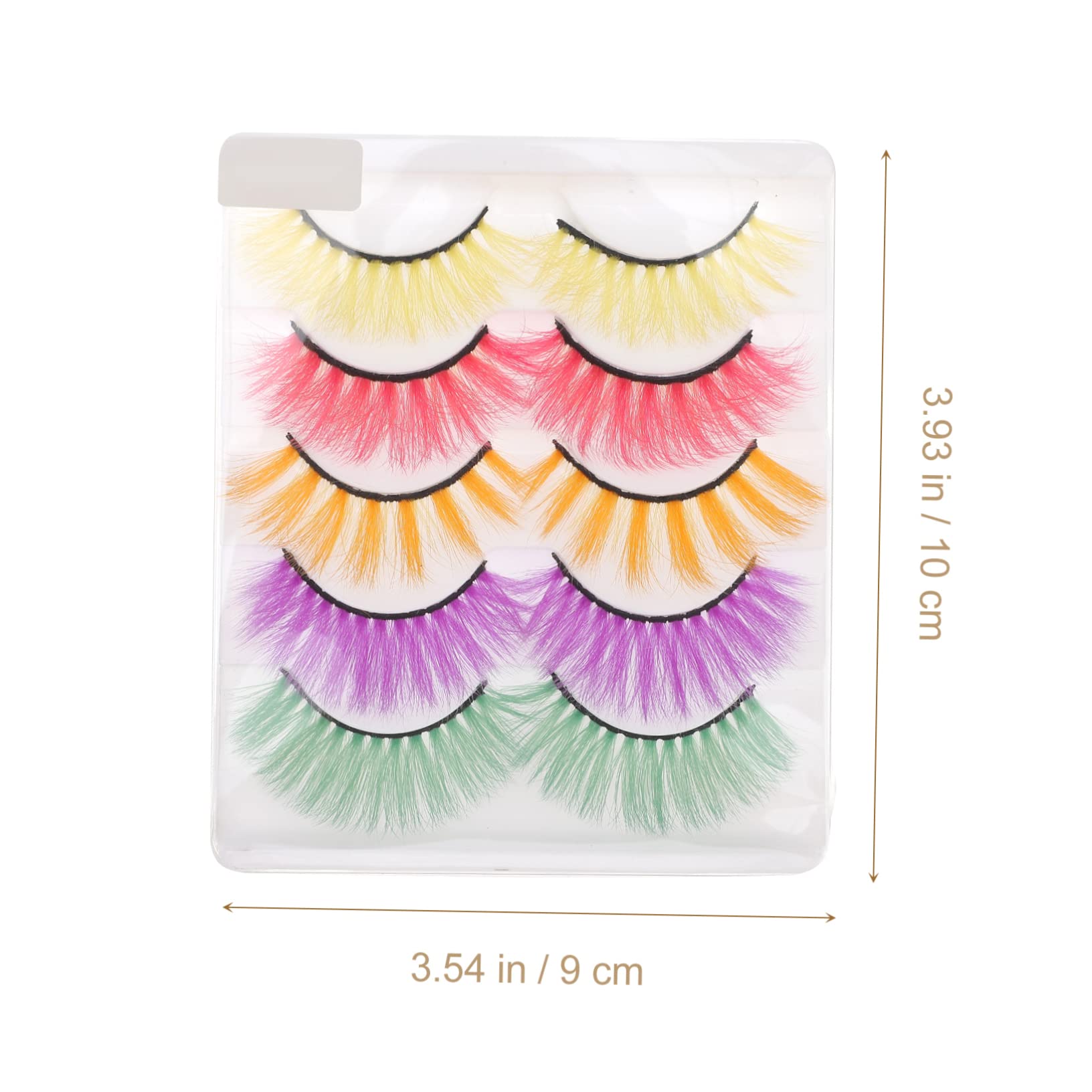 MAGICLULU 5 Set Kit Ciglia Finte Volume Extension Ciglia Finte Aspetto Naturale Leggero Delicato Sugli Occhi Riutilizzabile 5 Paia*5