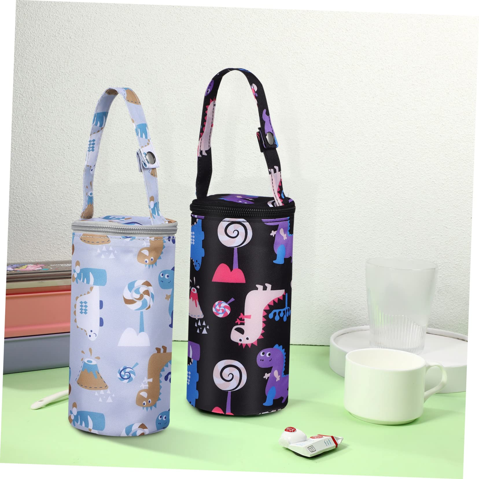 Ciieeo 6piezas Bolsas Térmicas para Biberones De Diseño De Caricatura Aislantes para Mantener La Leche Caliente para Paseos Compras y Viajes Carrito