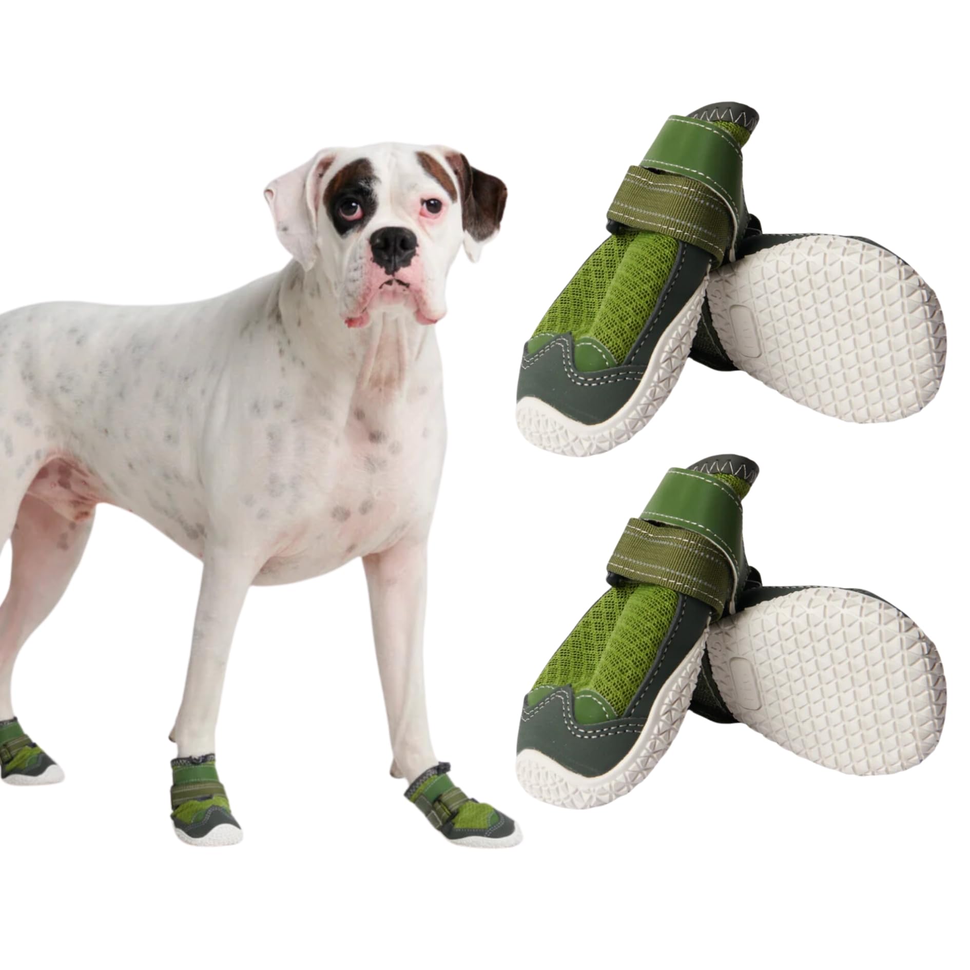 Spark Paws Waterdichte hondenlaarzen voor middelgrote en grote honden Spark Paws Waterdichte hondenlaarzen voor middelgrote en grote honden