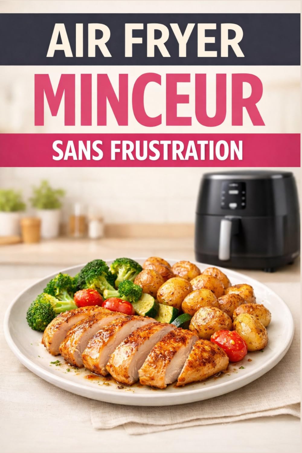 AIR FRYER MINCEUR SANS FRUSTRATION: 58 recettes gourmandes, simples et faibles en calories pour manger léger sans se priver