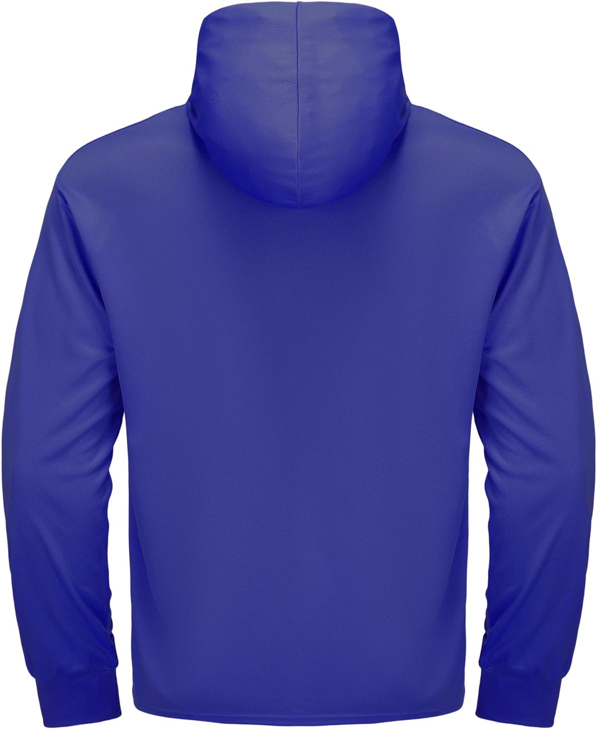 High Visibility Quick Dry Safety Shirt with Hood Hi Vis Breathable Mesh with Sun Protection Long Sleeve Neon Hoodie - Image 3