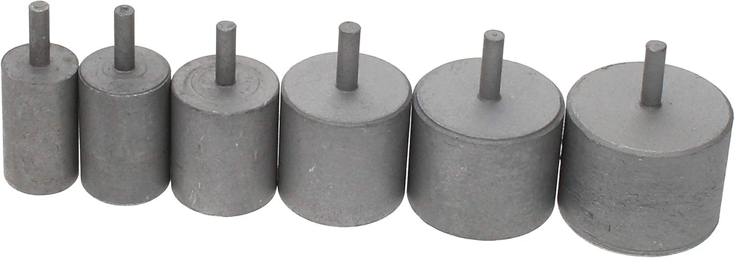 The Beadsmith Wig Jig Delphi Pegs – Wire Elements Small Sizes, 6 Pieces, Nylon with Metal Pins, 3/16, 1/4, 5/16, 3/8, 7/16 & 1/2 Inch Sizes - Used for Making Wire Components & Jewelry Designs