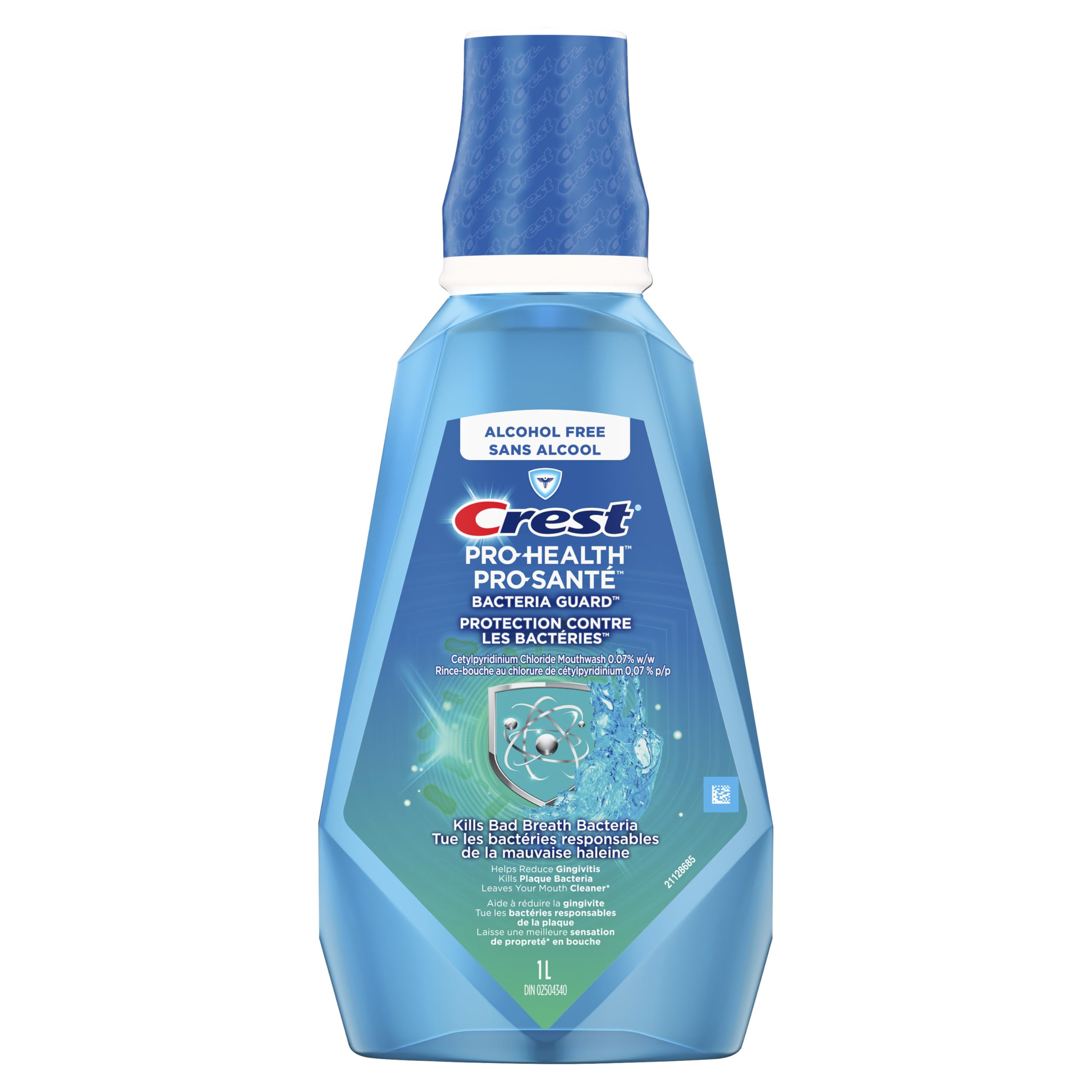 Crest Pro-Health Bacteria Guard Alcohol-Free Mouthwash, Mint