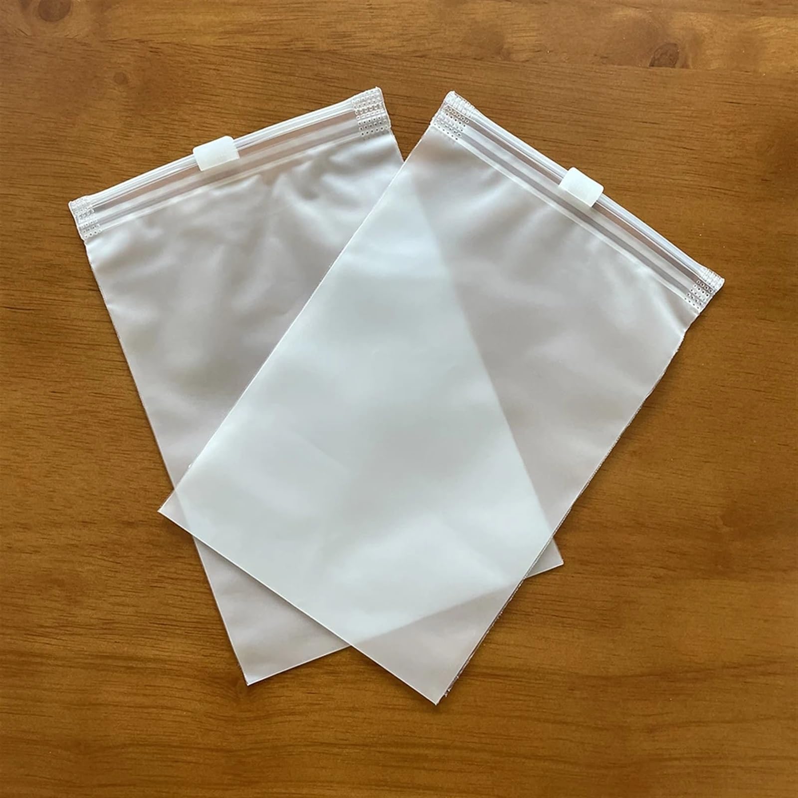bolsa con cierre, 40 bolsas de plástico impermeables y a prueba polvo con cierre hermético, viaje, planas CPE deslizante, bolsa for guardar ropa interior(20x30cm(40PCS))
