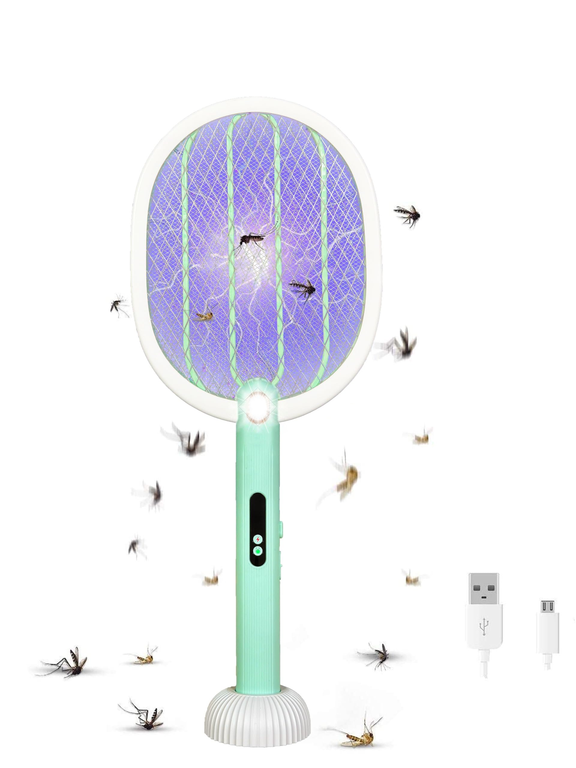 See full amazon price history chart for Mosquito Bat with LED Light Lamp Five Nights Mosquito Killer 2 in 1 Mosquito Racket 450 mAh Lithium ion Rechargeable Battery Handheld Electric Fly Swatter with Stand U-1(Green) Mosquito Bat with LED Light Lamp Five Nights Mosquito Killer 2 in 1 Mosquito Racket 450 mAh Lithium ion Rechargeable Battery Handheld Electric Fly Swatter with Stand U-1(Green) (B0DHV7WWZR) Amazon Price History, Amazon Price Tracker