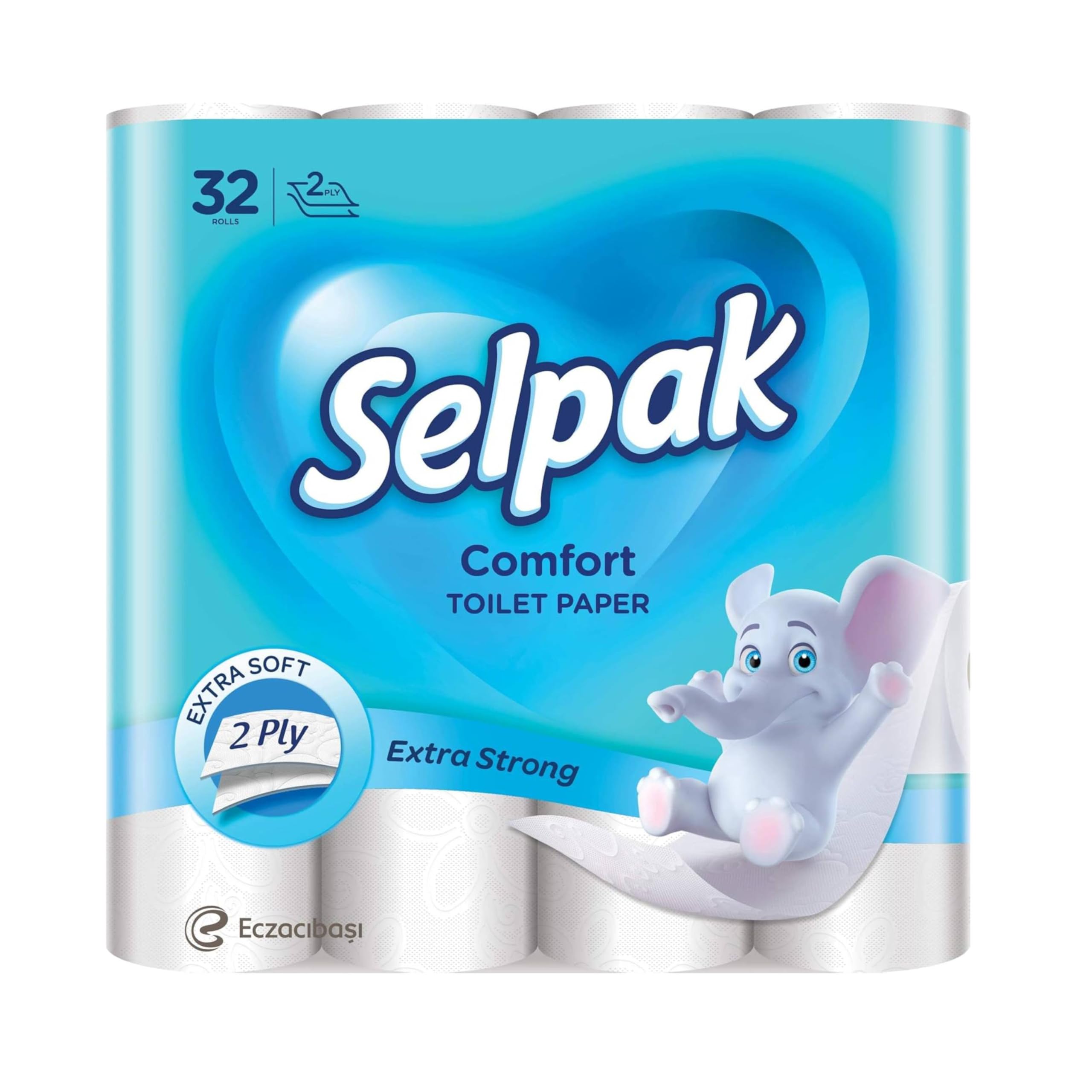 2 Ply Toilet Paper 32 Rolls 150 Sheets