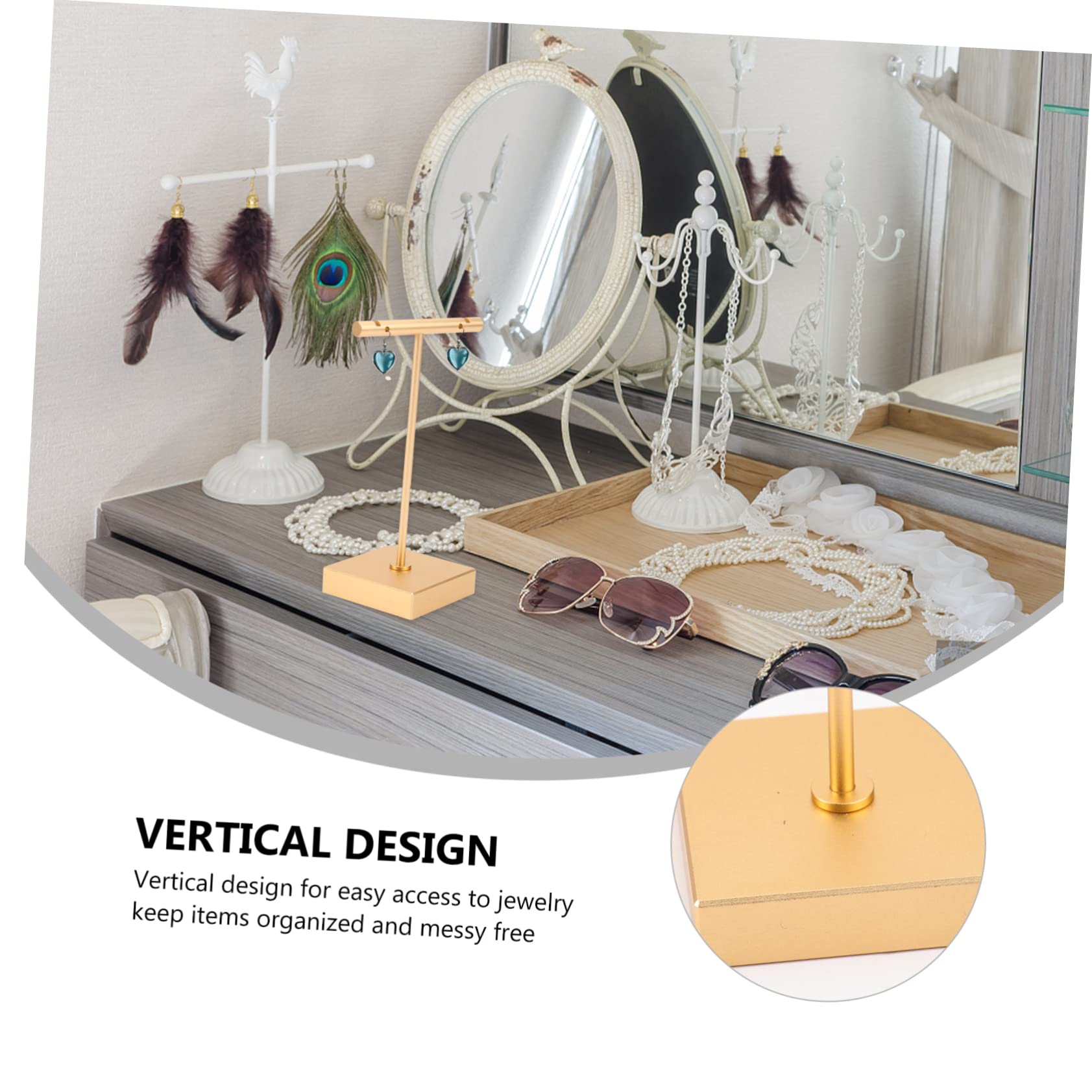 INTVN 48 Trous Présentoir à Bijoux en Métal pour Boucles d'oreilles