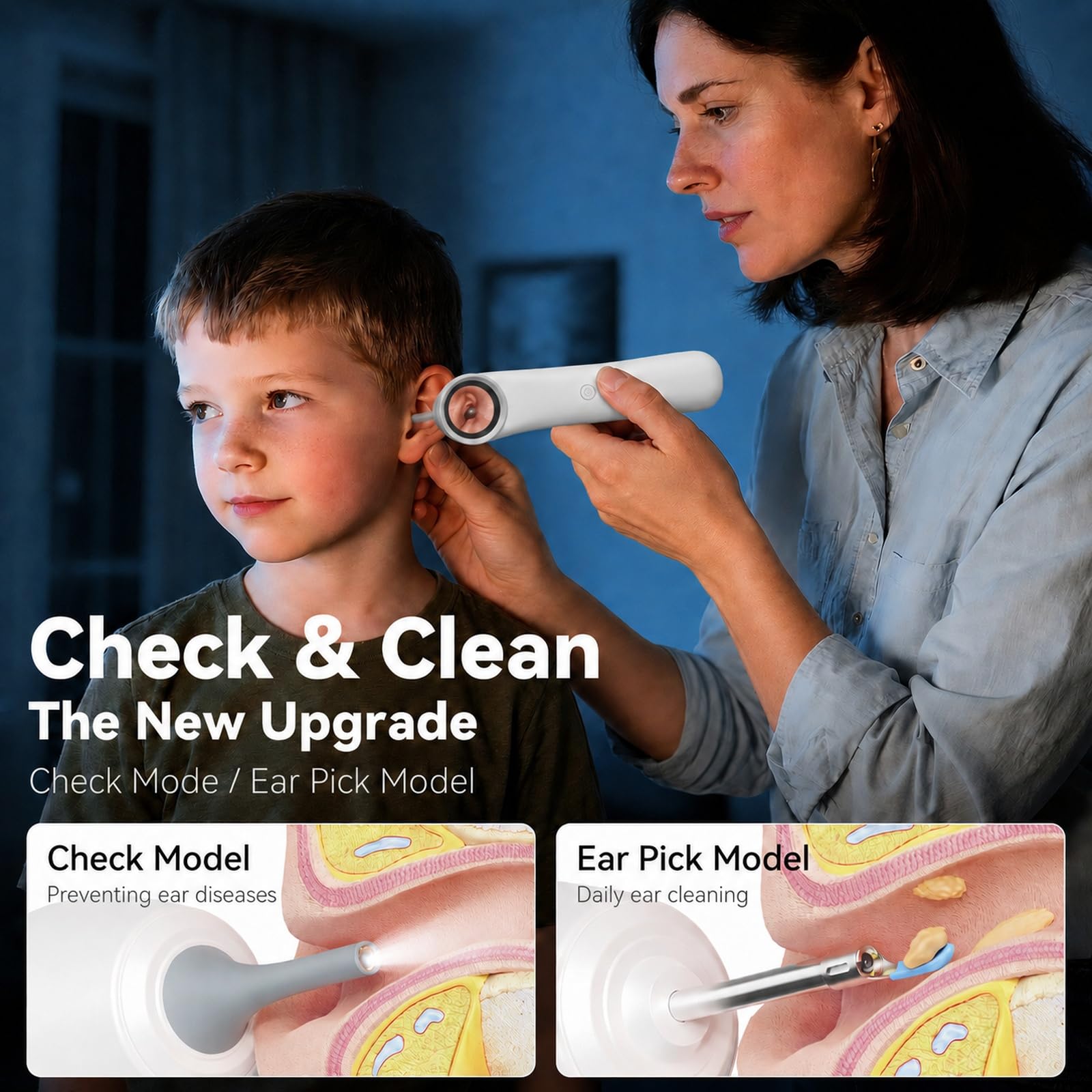 1080P HD Otoscope - Clear Ear View -2