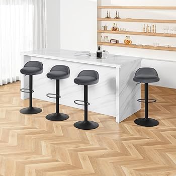 EUGAD 2x Sgabelli da Bar Cucina Sedia Alta da Sala Pranzo GAD Set di 2 Sgabelli Bar Oversize 54x36 cm, Sgabelli Cucina...Set 2 Sgabelli Bar EUGAD Verde Scuro - Sgabelli Alti Con