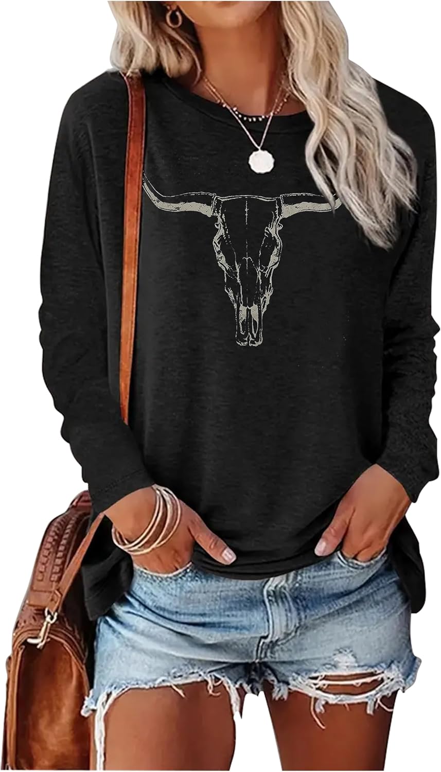 Tennessee Whiskey Shirt Cowgirls Western Graphic Tshirt Women Nashville Long Sleeve Tees Country Concert Top
