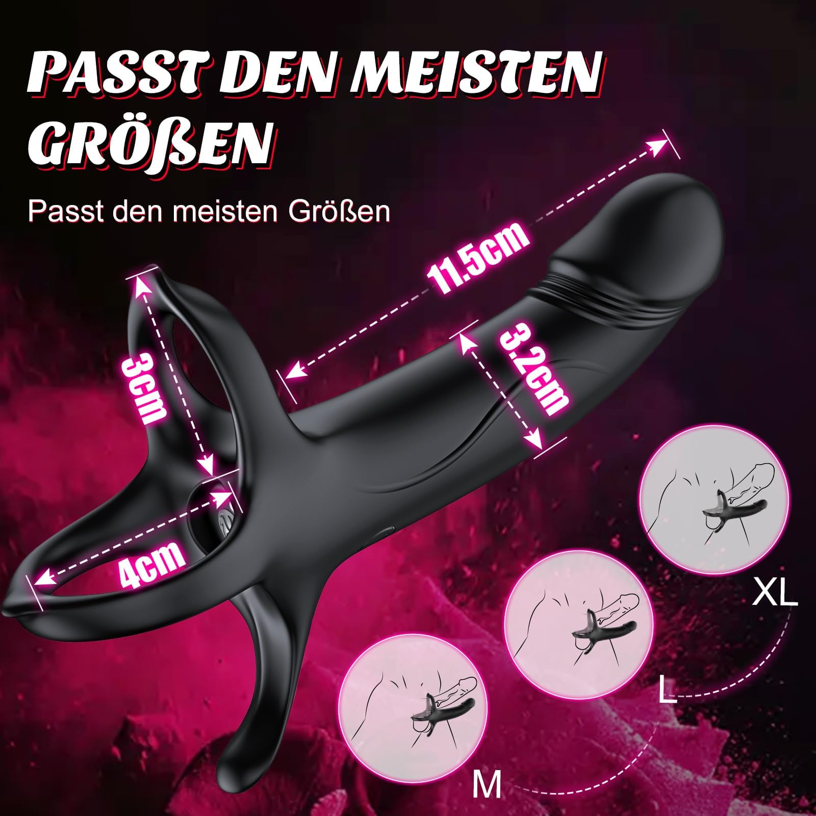 Vibratore anale Dildo Giocattoli del sesso per coppie Sesso estremo, Anello del cazzo Stimolazione della prostata Uomo Giocattoli del sesso Solo, Plug anale Set di vibratori Anello del cazzo
