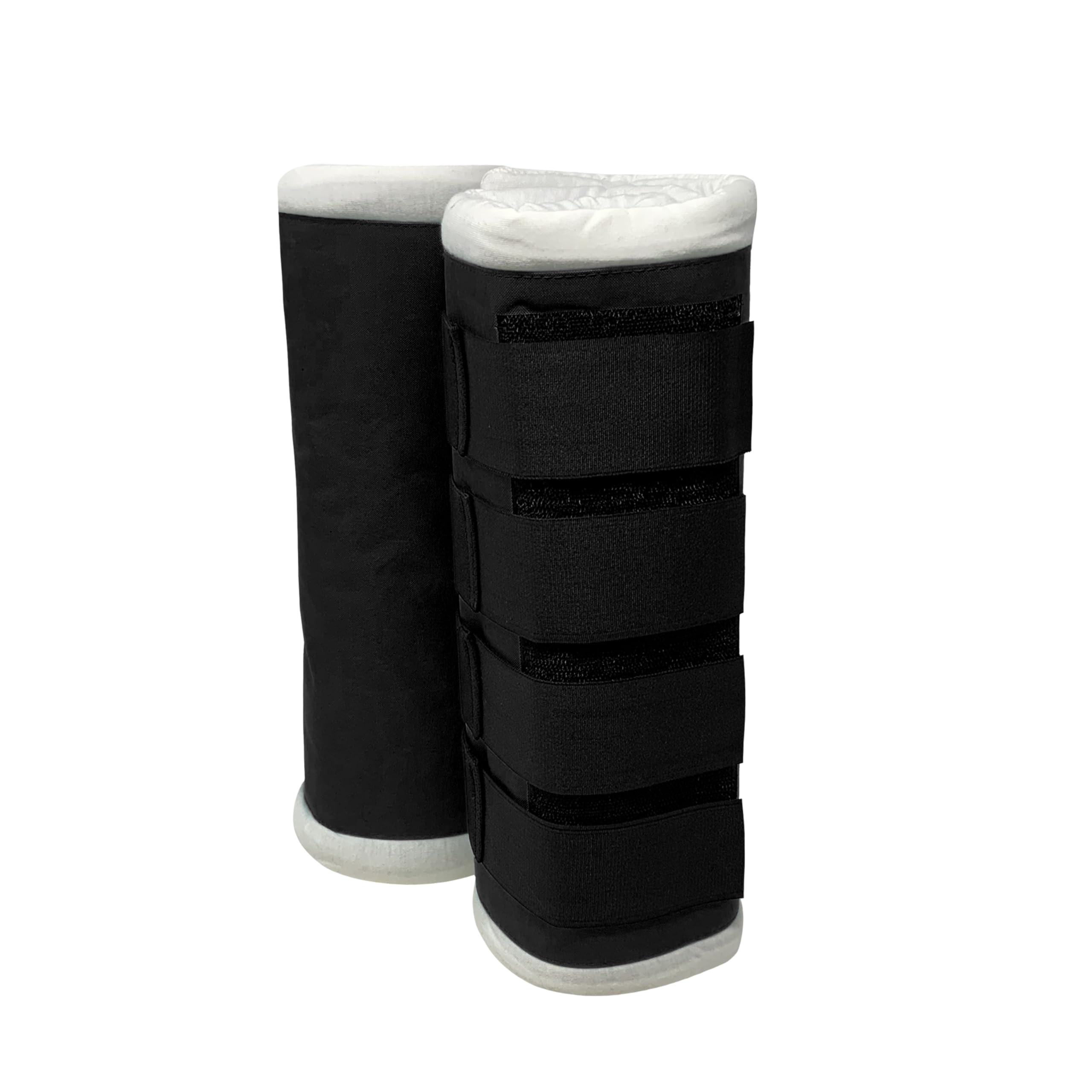 Showman Nylon Quick Wrap Standing Wraps (Black)