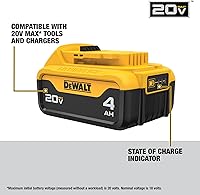 Vista 2 de Batería DeWalt DCB204 20 V Max Premium XR, ion de litio