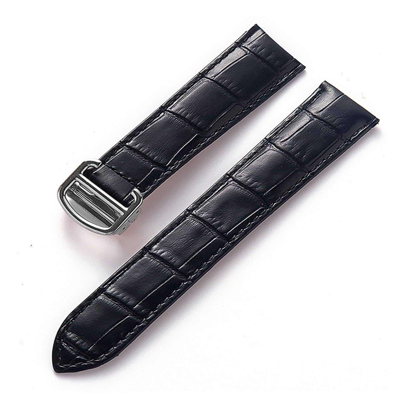 SiChouwz Compatible Avec Le Bracelet En Cuir Cartier London | Accessoires de fermoir déployant de bracelet de montre en cuir