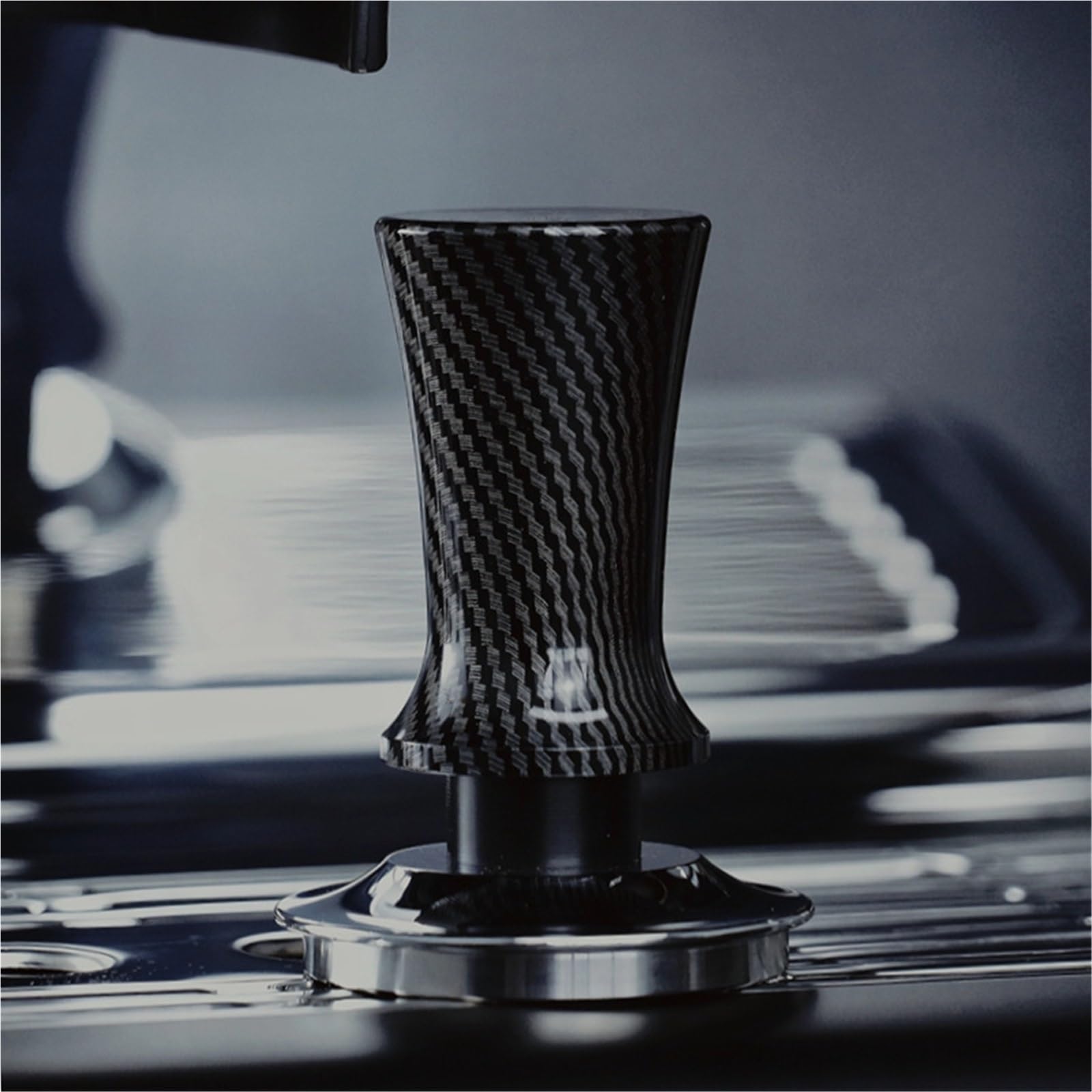 Pressino for Caffè Con Profondità Regolabile Da 30 Libbre, 51 Mm, 53 Mm, 58 Mm, Attacco Distributore Di Pressione Stabile Calibrato(51MM Flat)