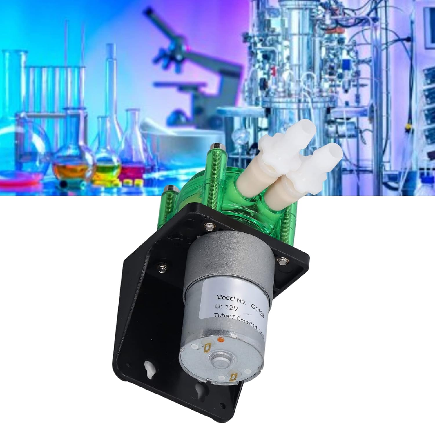 Peristaltic Pump, Peristaltic Pump High Titration Pumps BPT Tube 700ml Per Min, Industrial Peristaltic Metering Pumps (DC12V)