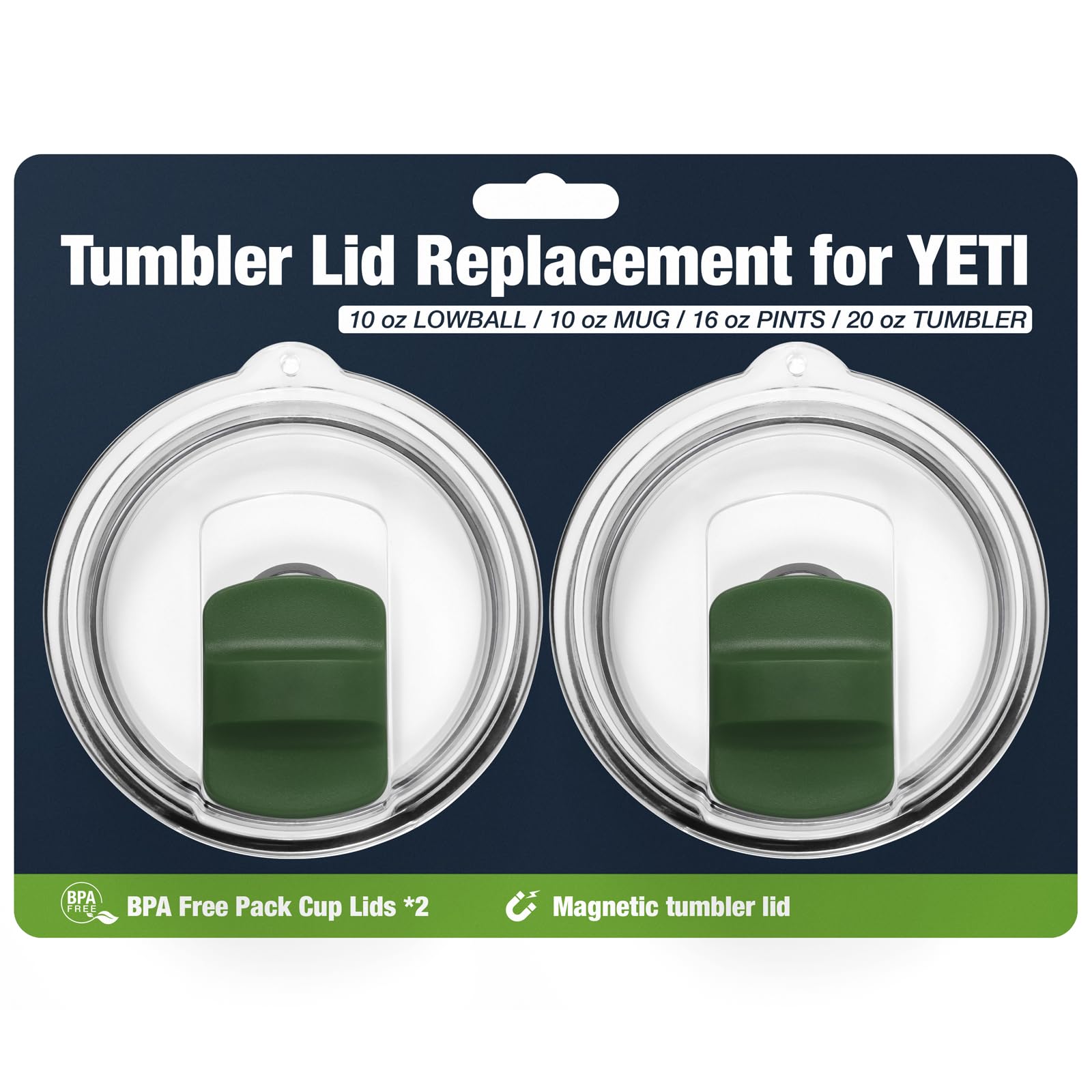 Amazon.com | 20 oz 591 ml Tumbler Lids for YETI,Magnetic Tumbler