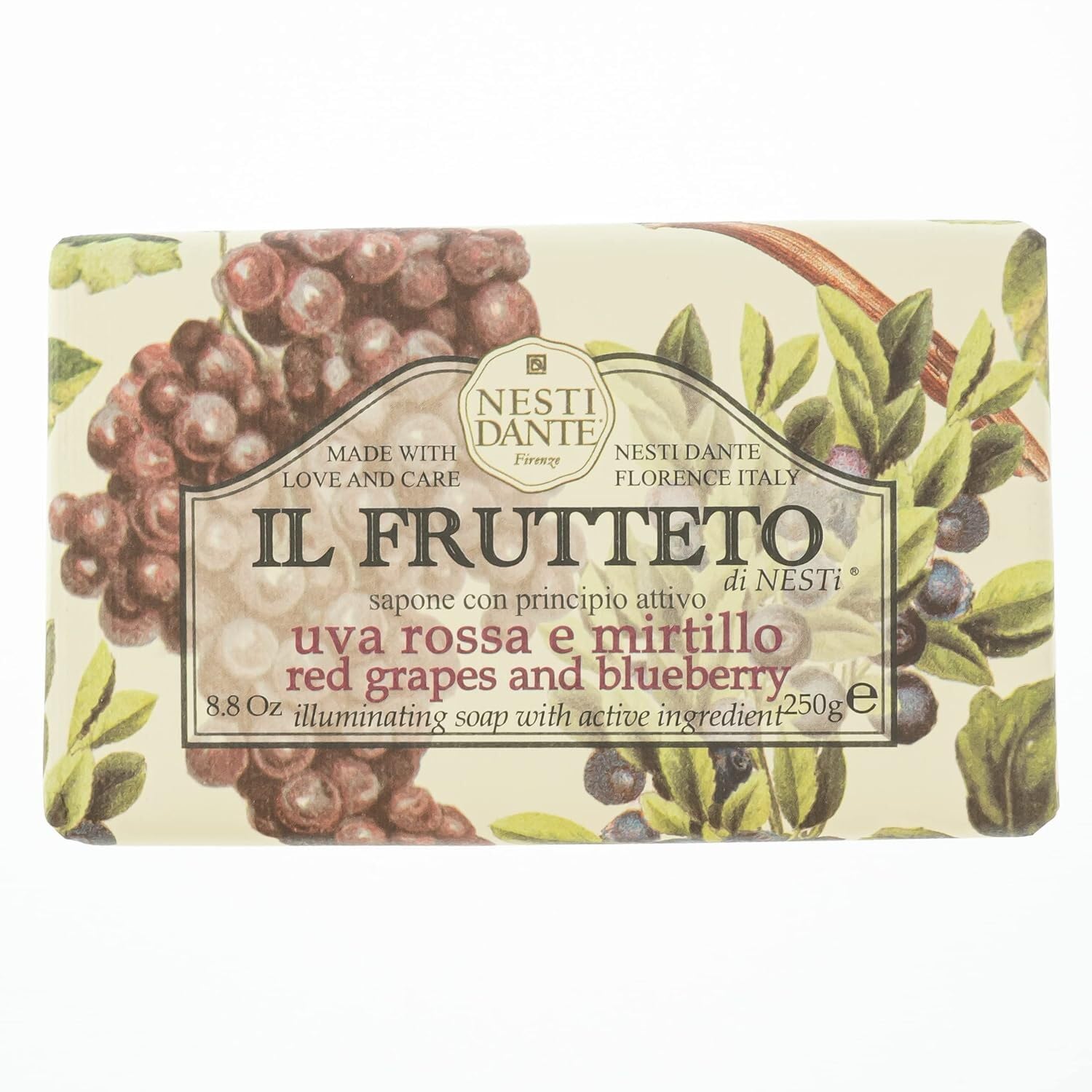 Nesti Dante Il Frutteto Illuminating Soap Red Grapes & Blueberry 250g/8.8oz